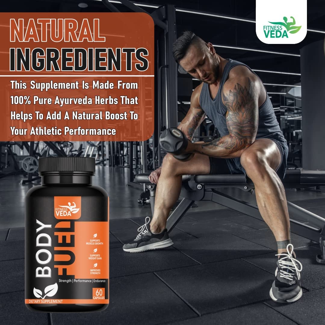 FITNESS VEDA (H). 60 Capsules Body Fuel) — Amazon image 5