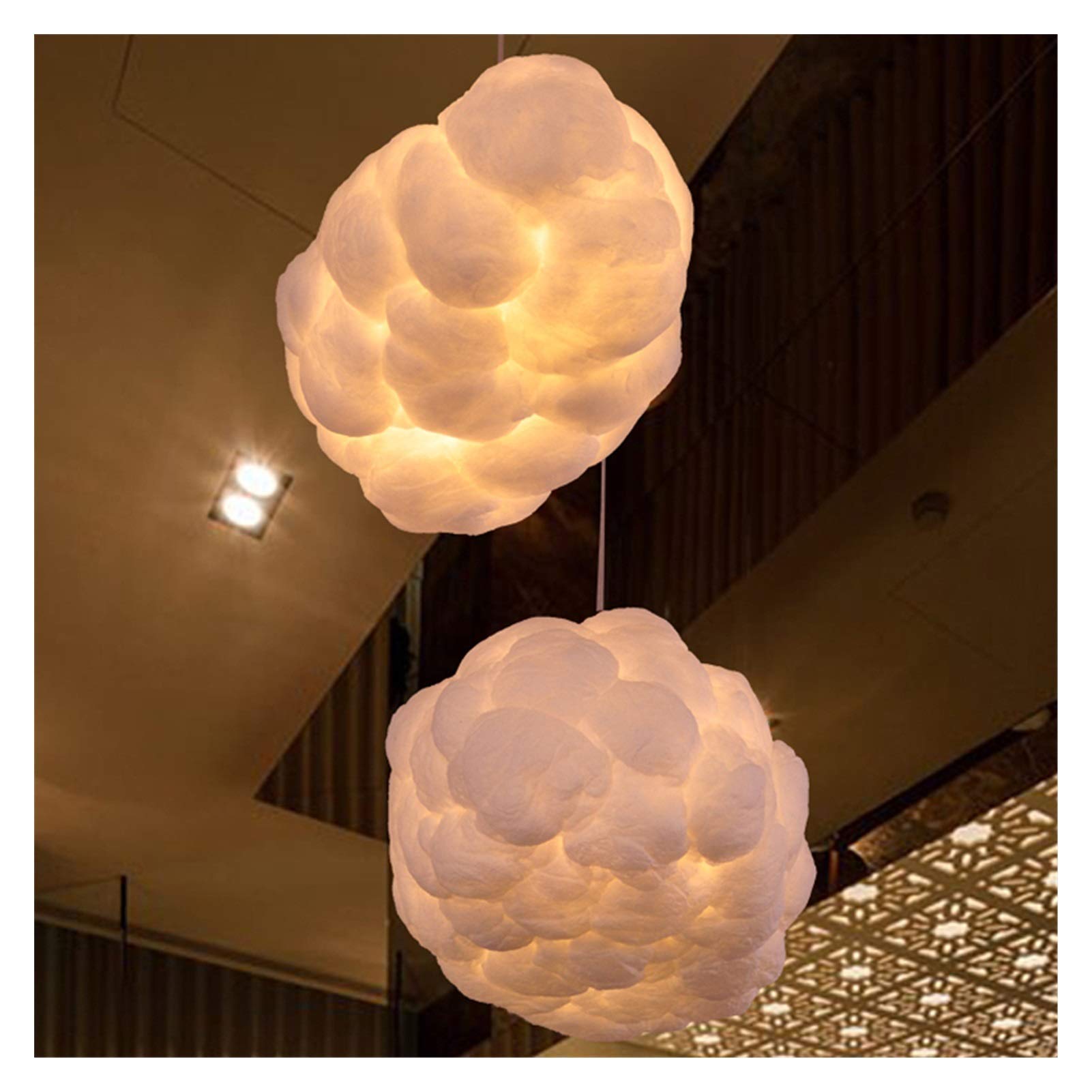 Lampadella Light Floating Cloud Floating Designer Nordic Designer Lampazza personalità Decorare Ciondolo per Bambini per Bambini Luce di Nuvola di Cotone