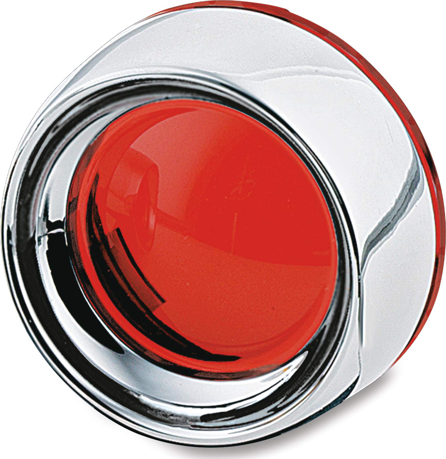 Kuryakyn 2109 Deep Dish Turn Signal Bezel with Red Lens