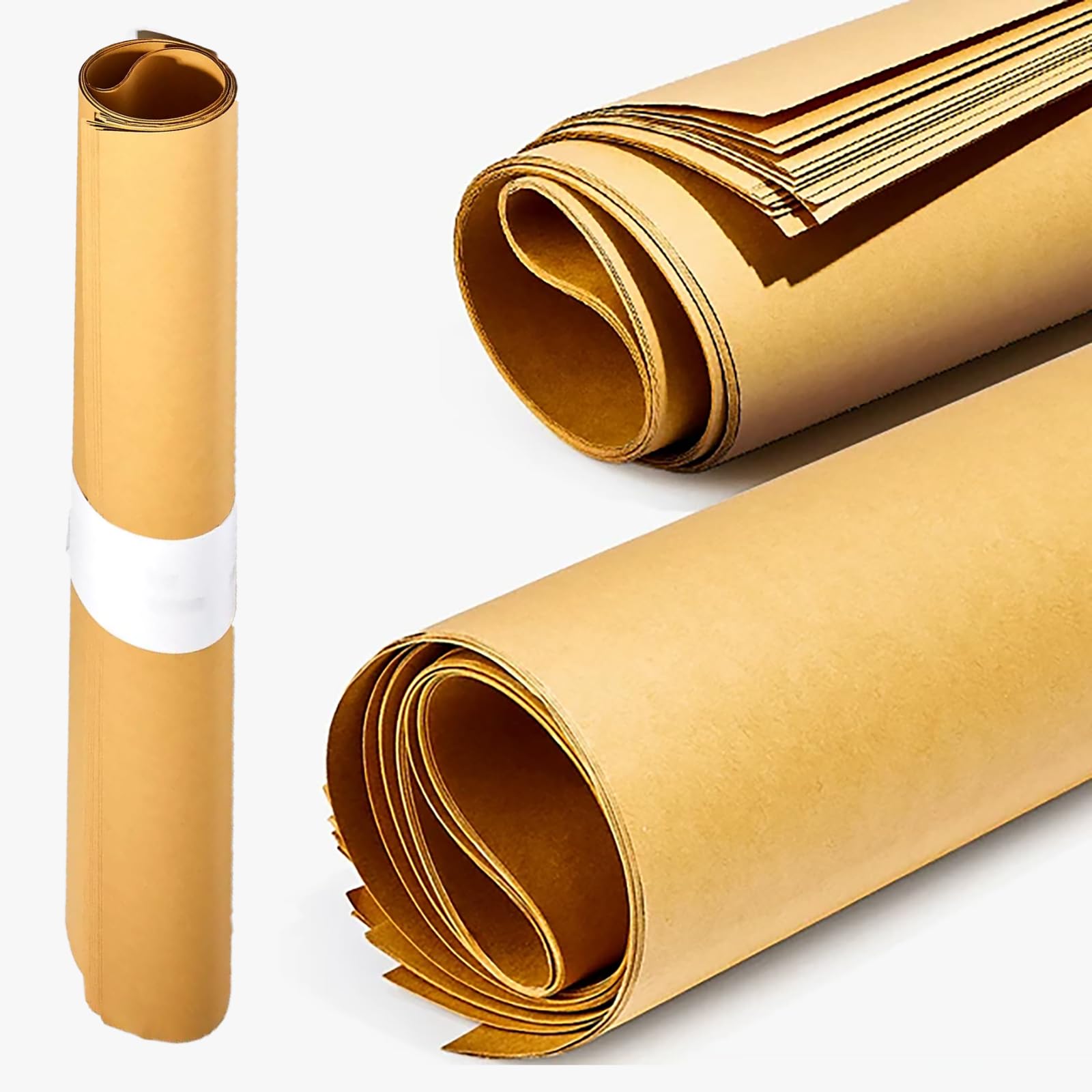 Thick Kraft Paper, Full Size 31×43 Inches, Pure Wood Pulp Material. Suitable for Laboratory, Pharmacy Weighing and Industrial Packaging.(Size:120g*50pcs)