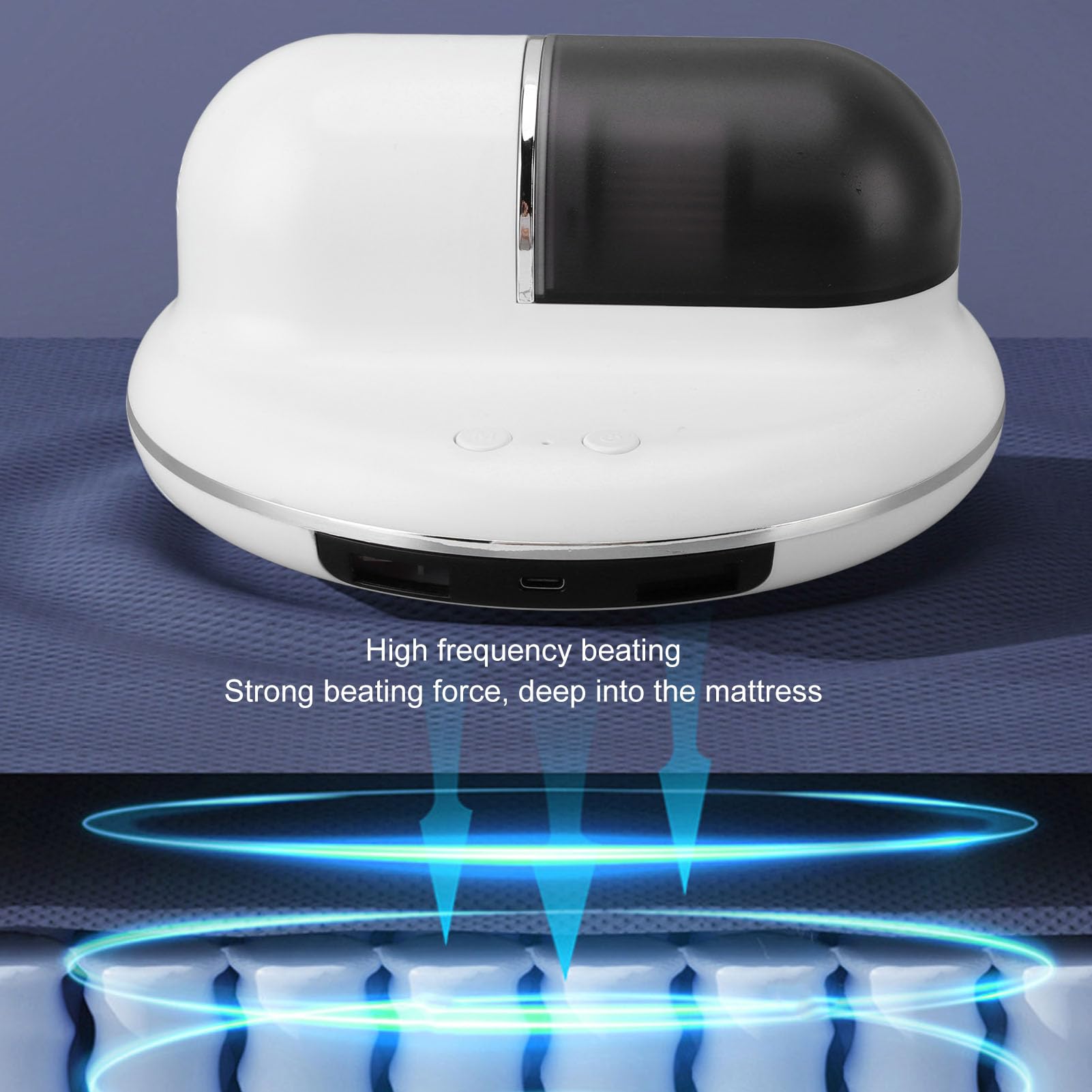 KIMISS Aspiradora de Cama de 14 Kpa, Aspiradora de Mano Inalámbrica para Eliminación de Alérgenos, Limpieza Profunda de Colchones, Ropa de Cama y C ETS, Función Automática Inteligente