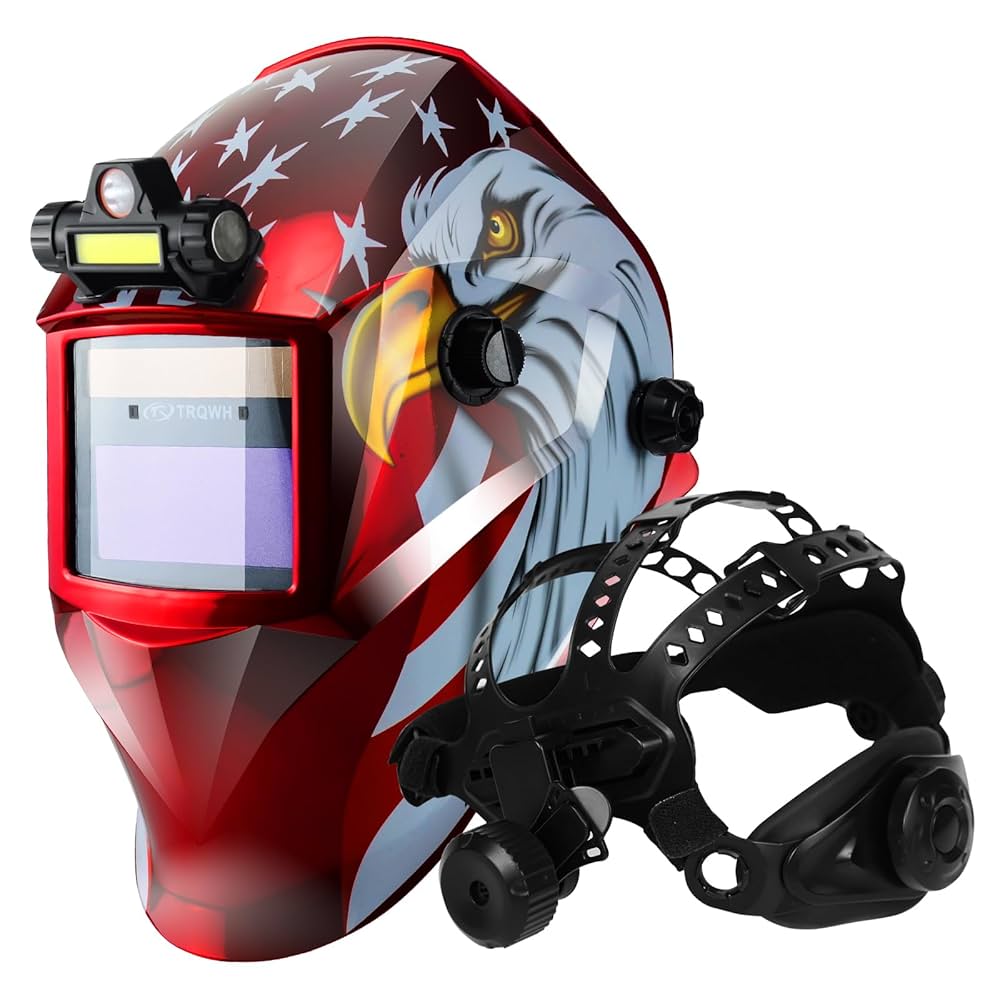 TRQWH Welding Hood Auto Darkening Welding Helmet & Square