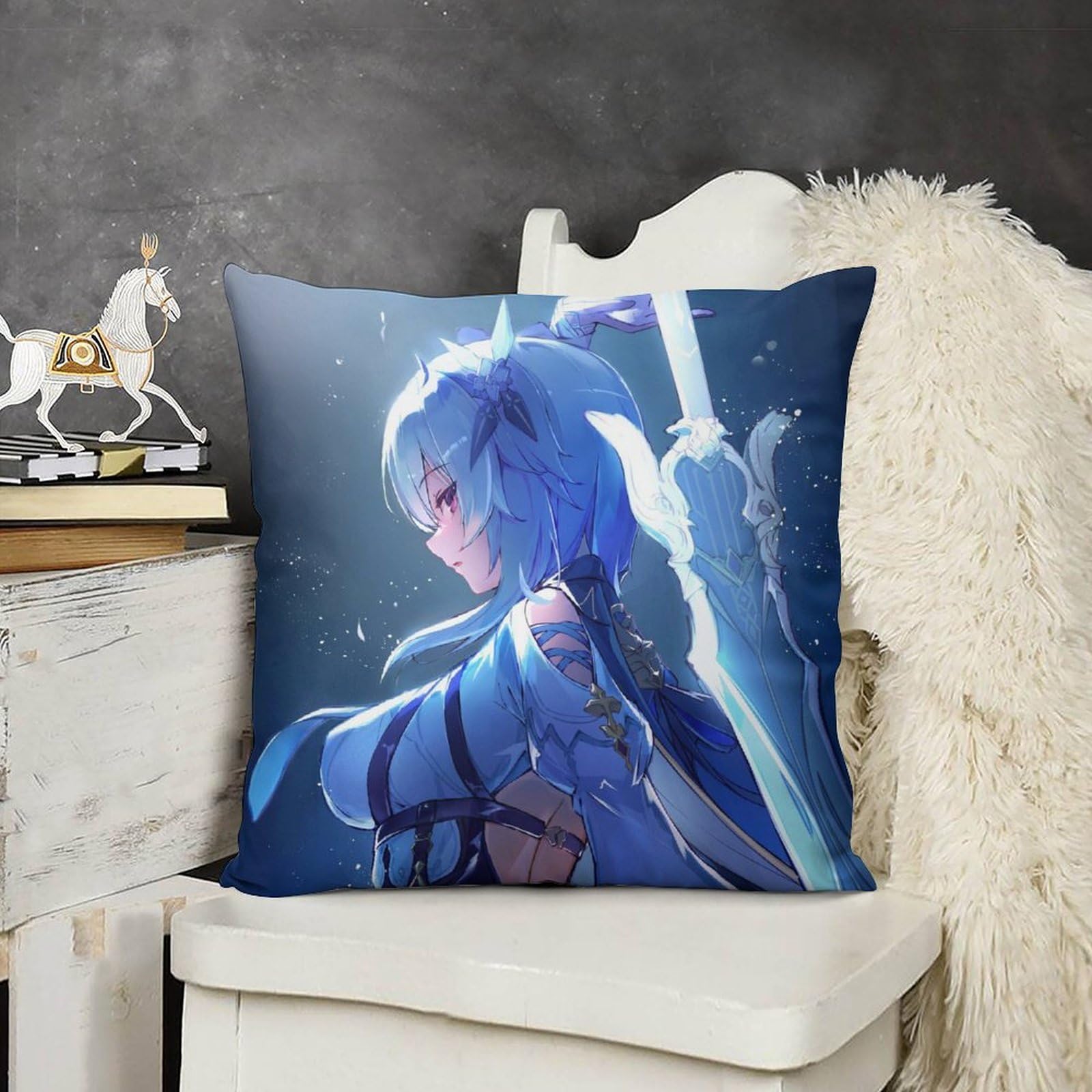 原神 エウルア クッション Amazon.co.jp: クッションカバー 原神-エウルアの武器抱き枕カバー