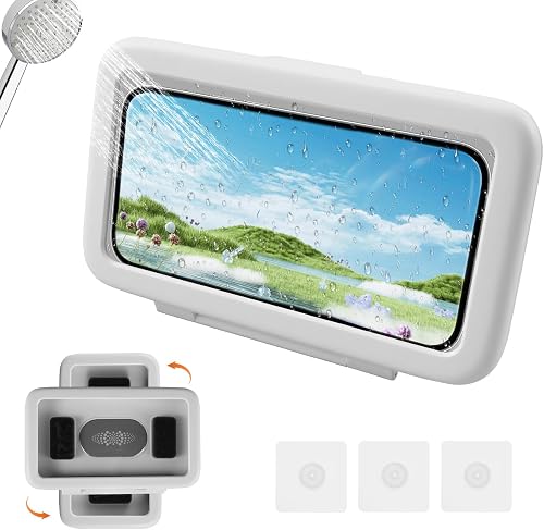 Deuson Handyhalterung Dusche,Shower Phone Holder,Wasserdichter Wandbehang Duschh