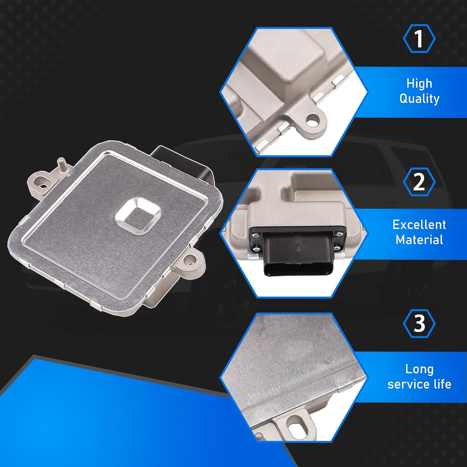 23114650 TBCM Trailer Brake Control Module Compatible with 2014-2022 GMC Sierra Yukon XL Canyon Chevrolet Silverado Suburban 1500 2500 3500HD Tahoe Cadillac Escalade ESV Replaces 23337305