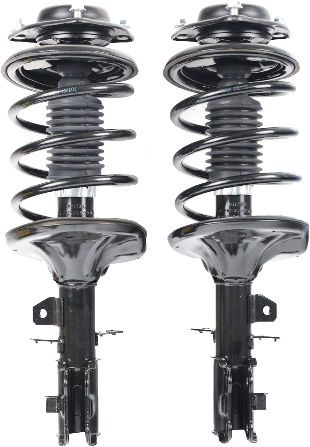 Riseking 1 Pair Front Left + Right Driver + Passenger Side Shock Absorber Struts & Springs Compatible with 2004 Spectra EX LX 2005-2009 Spectra 2005-2009 Spectra5 EX LX RK-S0613-S0614