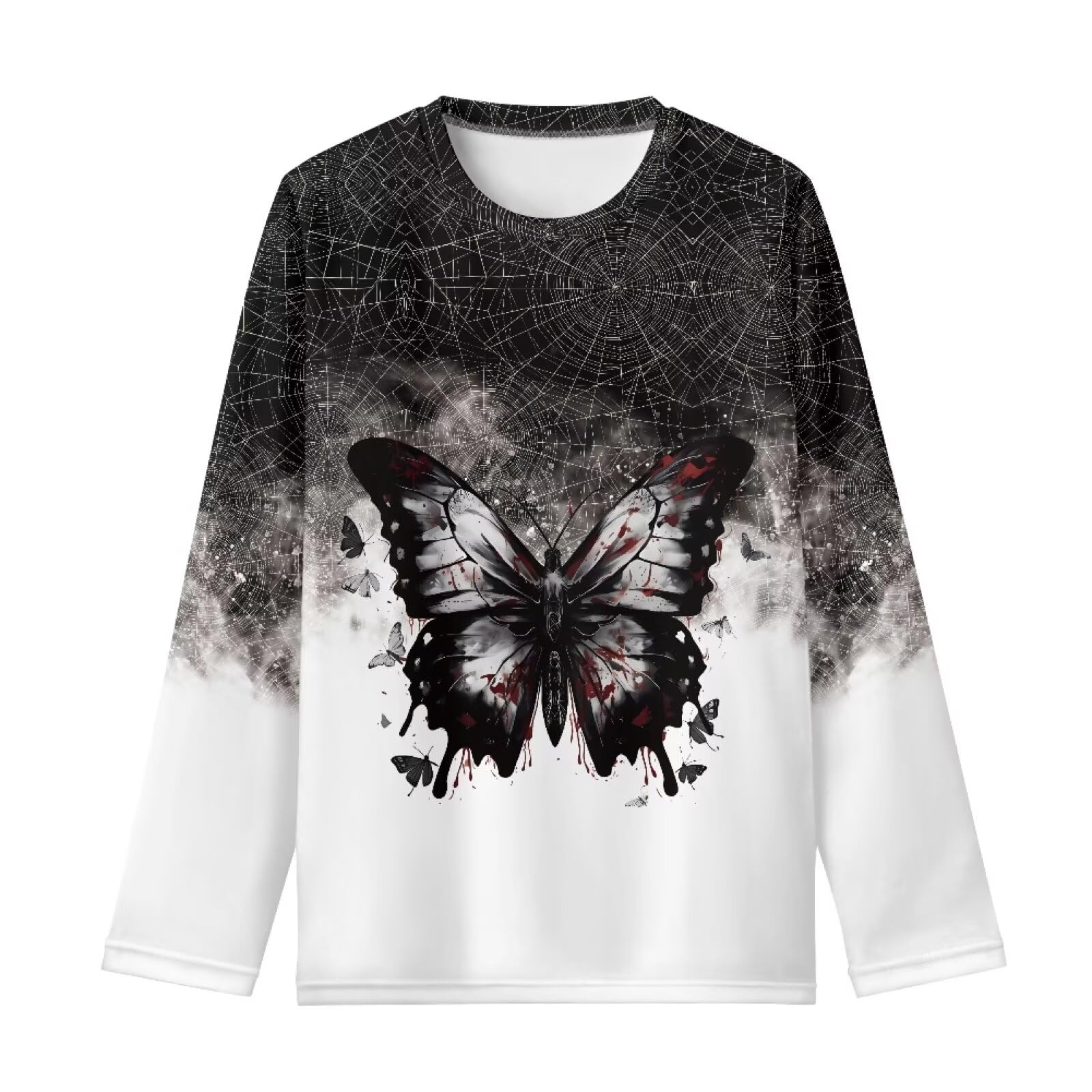 Girls Long Sleeve Shirts Casual Crewneck Soft T-shirts for Girls 3-16 Years Old