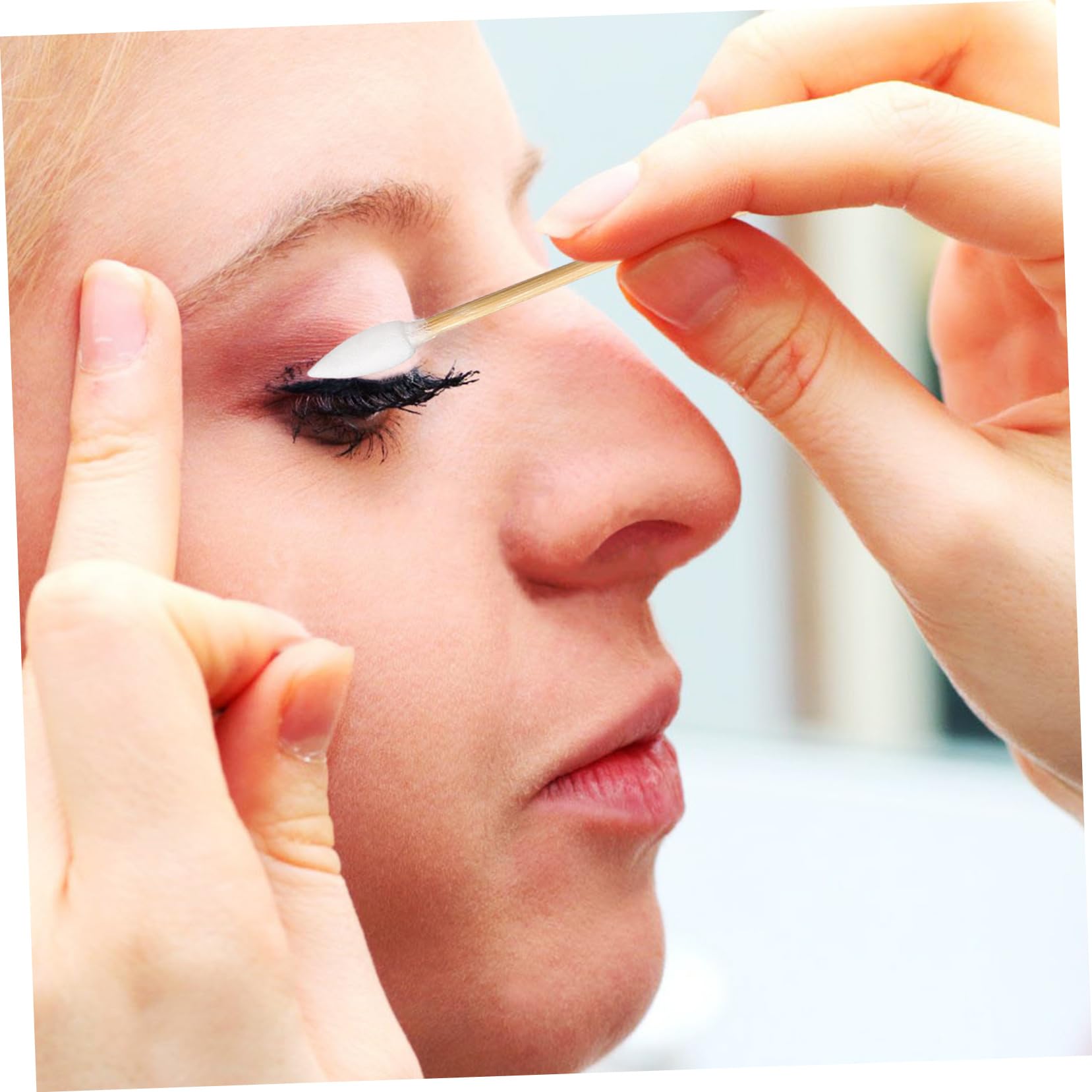 Healvian 2500stücke Präzisions-wattestäbchen Mit Spitzen Enden Für Augen-make-up Präzise Reinigung Von Ohrstöpseln Und Empfindlichen Stellen Vielseitige Anwendung Für Kosmetik