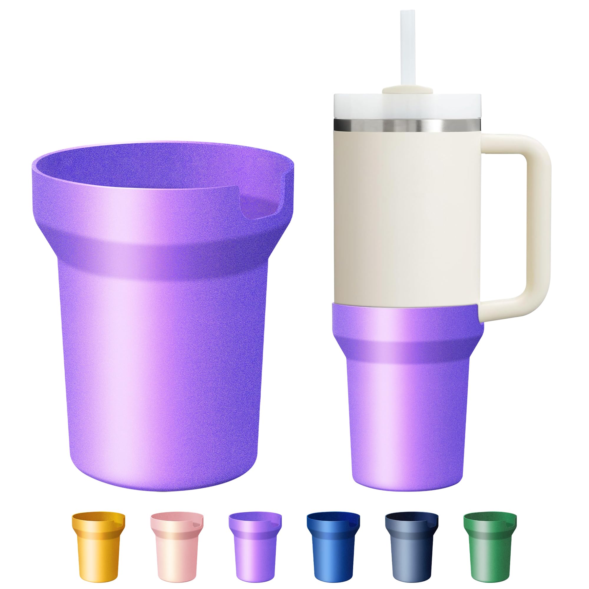 NBOOCUP Silicone Boot for Stanley Cup 40/30 oz, Bottom Protector Compatible with Stanley H2.0 & Quencher Adventure Tumbler, Anti-Slip Protective Cover for Stanley Cup Accessories