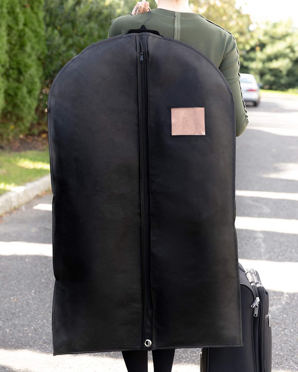 Bolsa de Traje Antipolvo Bolsas De Almacenamiento De Ropa De 40 Pulgadas, Funda De Ropa No Tejida, Bolsas De Traje Para Chaquetas De Viaje, Vestidos, Abrigos, Vestidos, Ropa Fundas de Ropa Antipolvo (