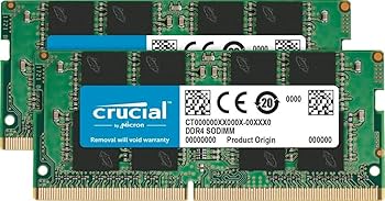 Crucial Memory Bundle with 32GB (2x16GB) DDR4 PC4-21300 2666MHz DR