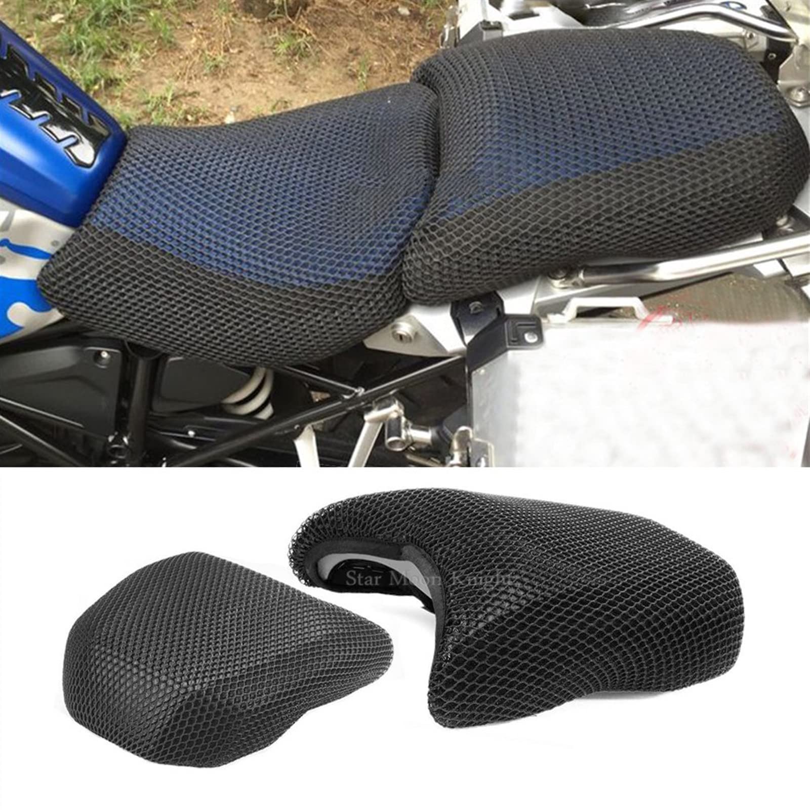 Amazon.co.jp: オートバイアクセサリーサドルシートメッシュパッド