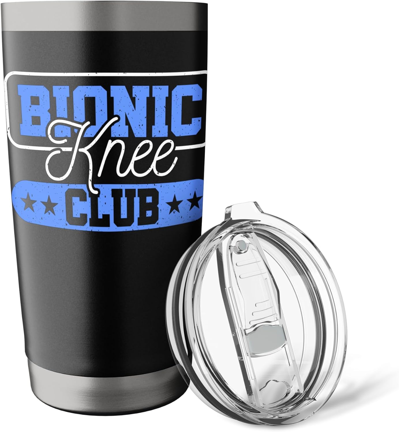 Patient Recovery Message Hospital Knee Replacement Stainless Steel Insulated Tumbler image 5
