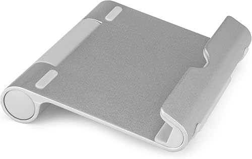 Miniatura 8 de BoxWave - Soporte y soporte compatible con Dell Latitude 7212 Rugged Extreme Tablet - Soporte de aluminio VersaView, portátil, soporte de visión