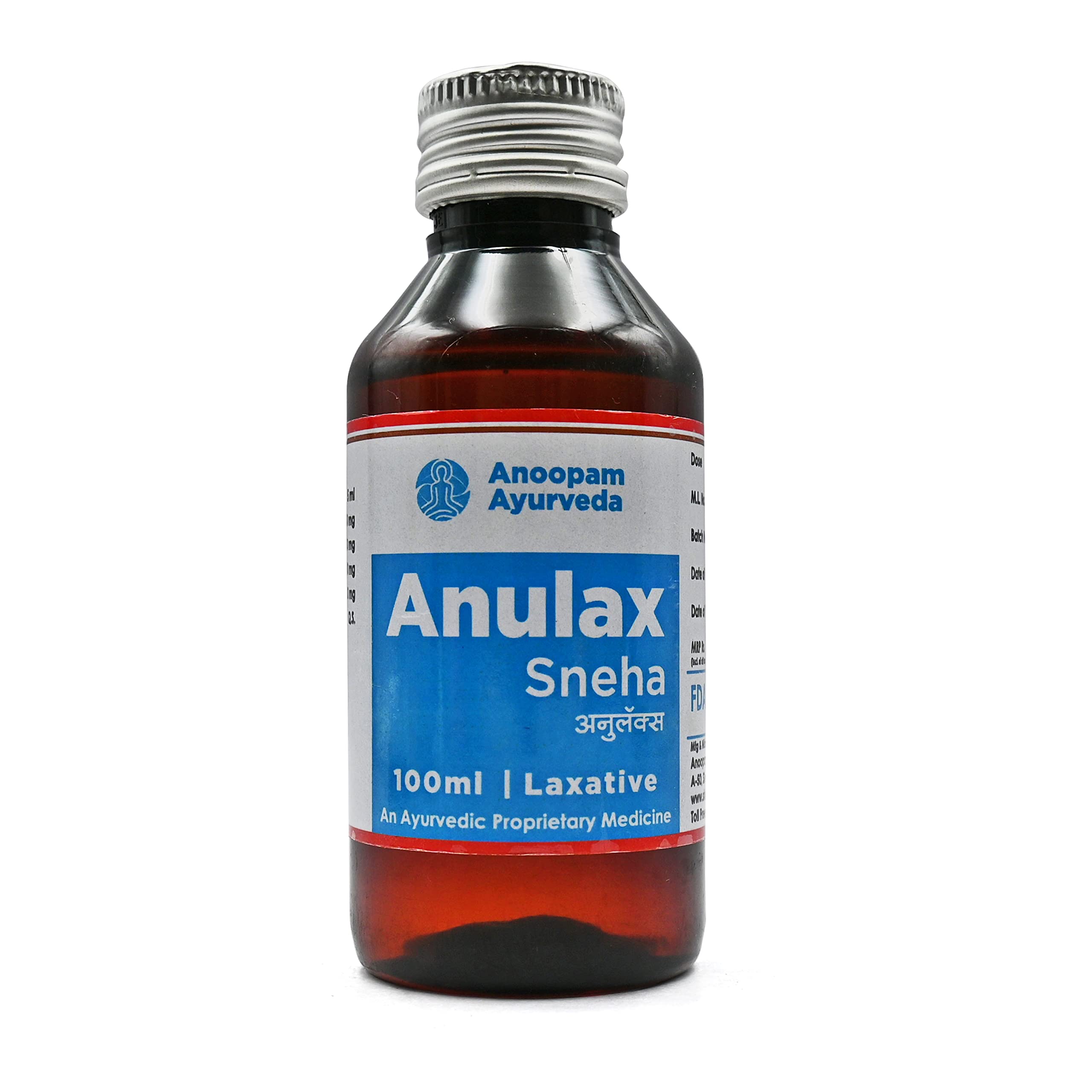 Buy Anoopam Ayurveda | Anulax Sneha an Ayurvedic Laxative | 100 ml ...