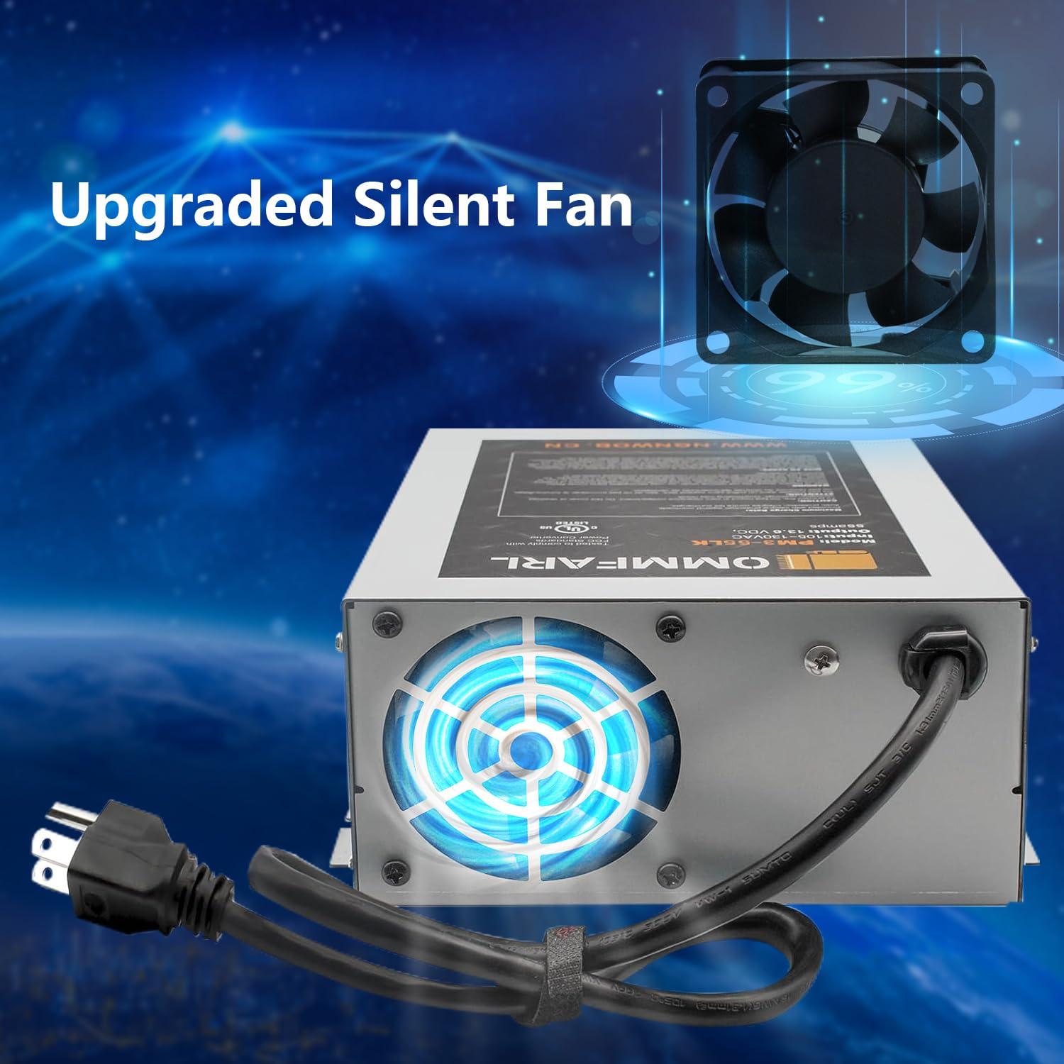 800w Psu Rv Converter For Lithium Batteries PowerMax PM3 75LK RV