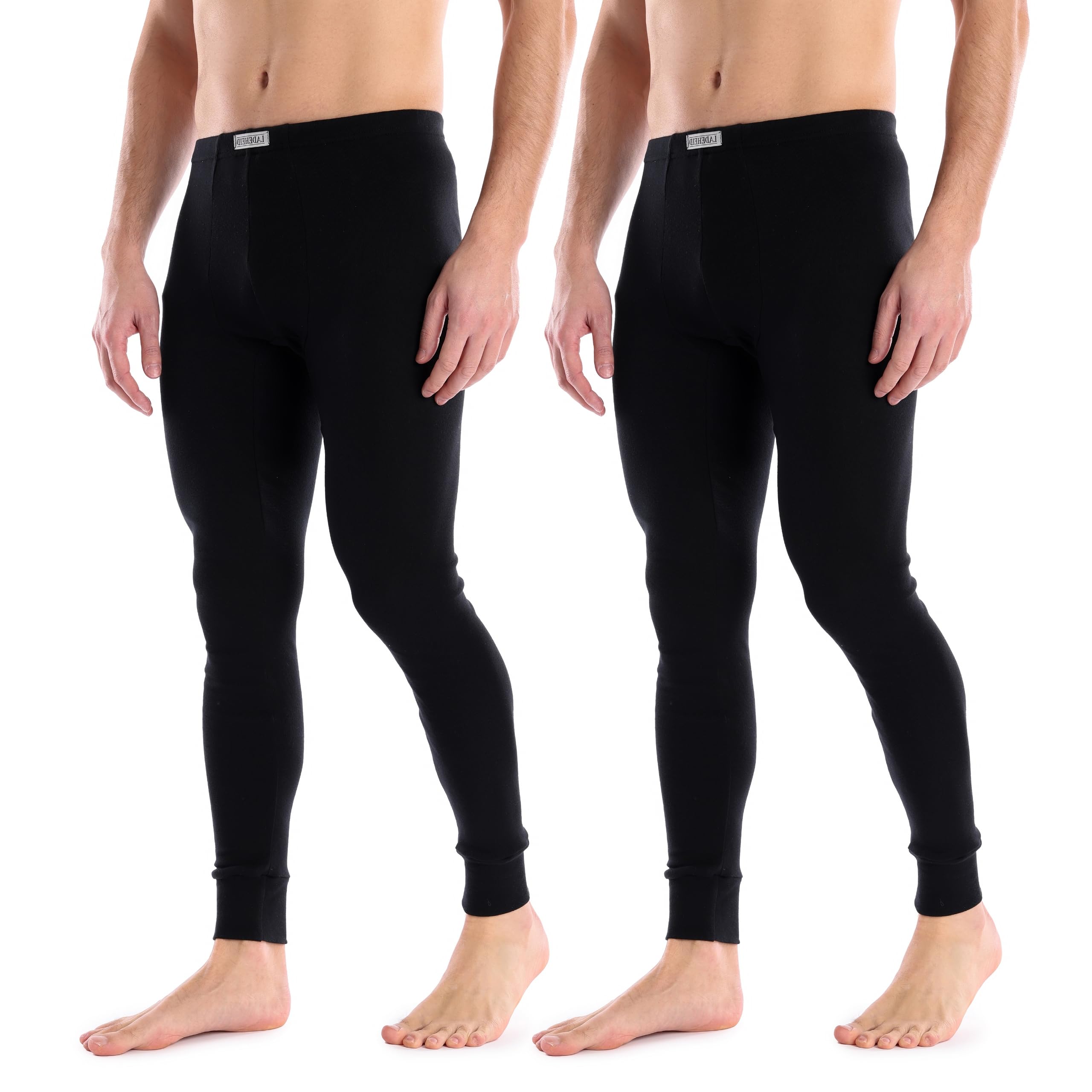 Ladeheid Termo Lange Unterhosen Herren warm und bequem aus Baumwolle Thermounterhose Knöchellänge für kalte Tage Winter Herren Unterwäsche LA40-247