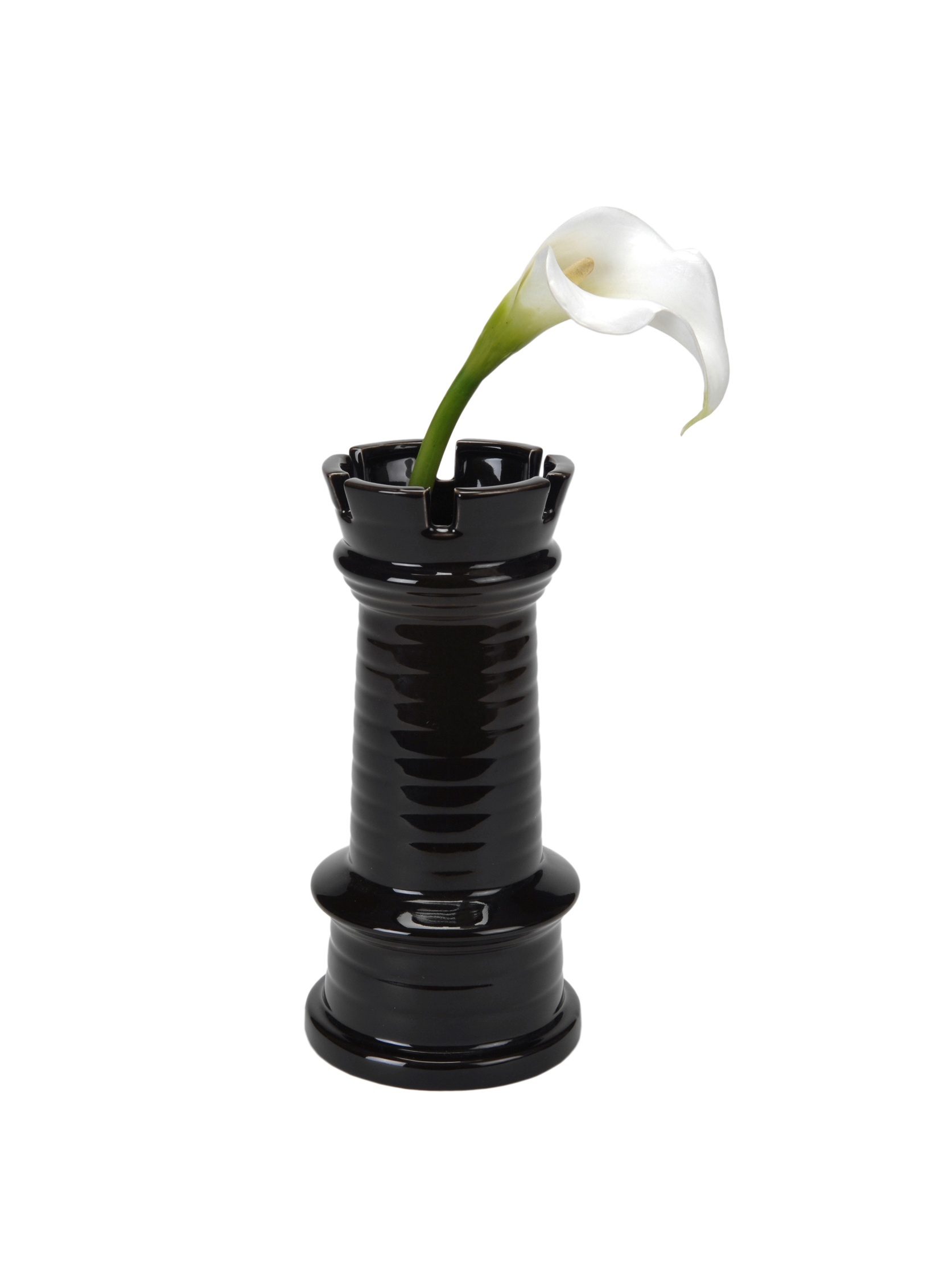 Korb Soliflor Tour échecs : vase tressé pour décoration de table moderne