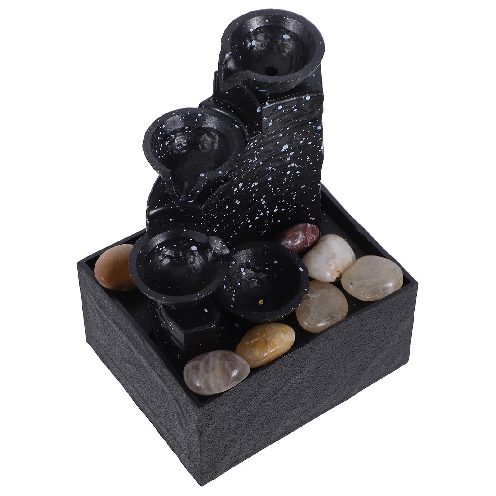 Fuente de agua decorativa para oficina adorno zen DIYEAH relajación en casa