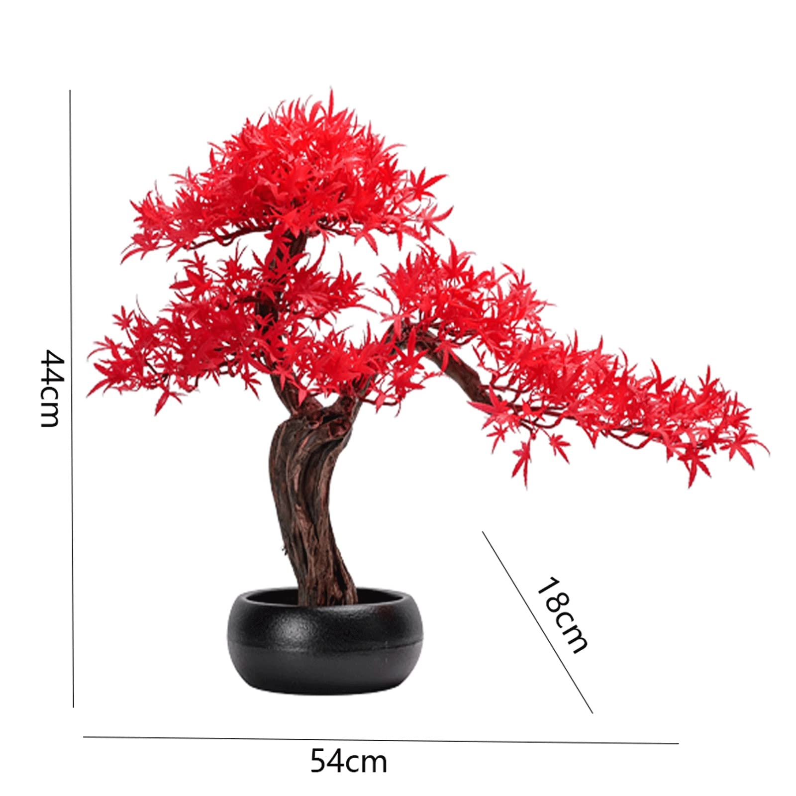 TOMYEUS Piante Artificiali Bonsai Artificiali, Simulazione Pianta in Vaso Fai da Te Bonsai Decorativi, Display da scrivania Falso Albero Ornamenti for casa, Ufficio, Negozio Bonsai Artificiale