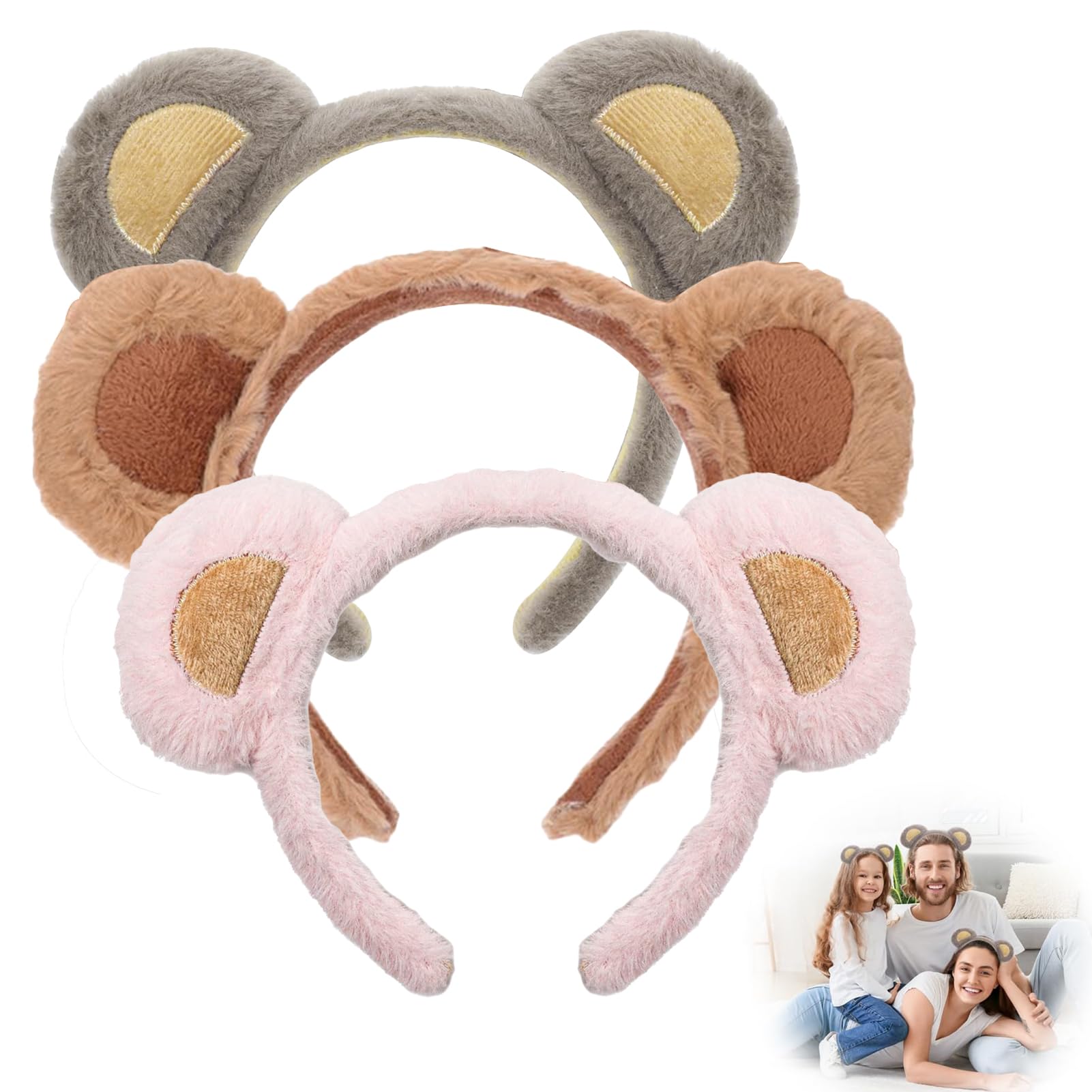 Neue rosa Mini Maus Haarband für Kinr, süßes Katzenohr Haarreif