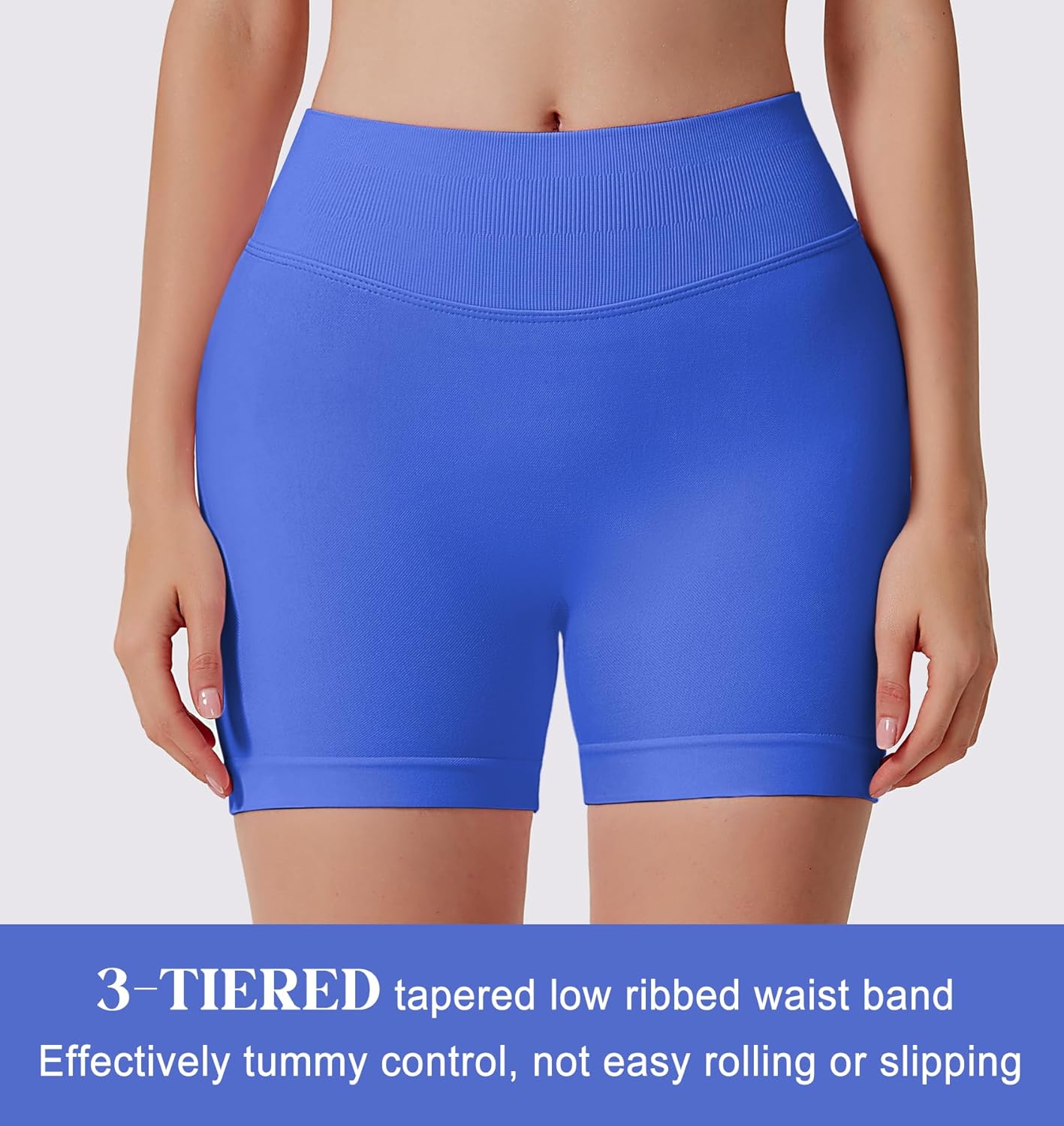 Women's Workout Impact Shorts 3.6" /4.5" Scrunch Butt Lifting Gym Shorts Yoga Running Biker