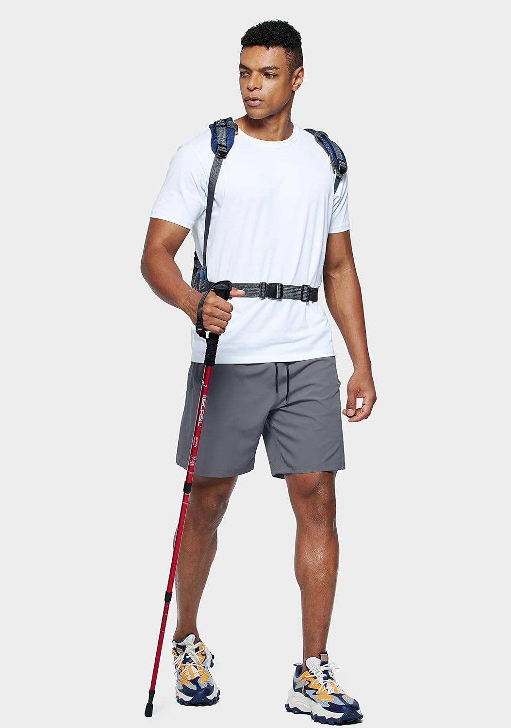 Viodia Men's Hiking Cargo Shorts Stretch Quick Dry Lightweight Shorts for Men Fishing Athletic Shorts with Pockets - Image 6