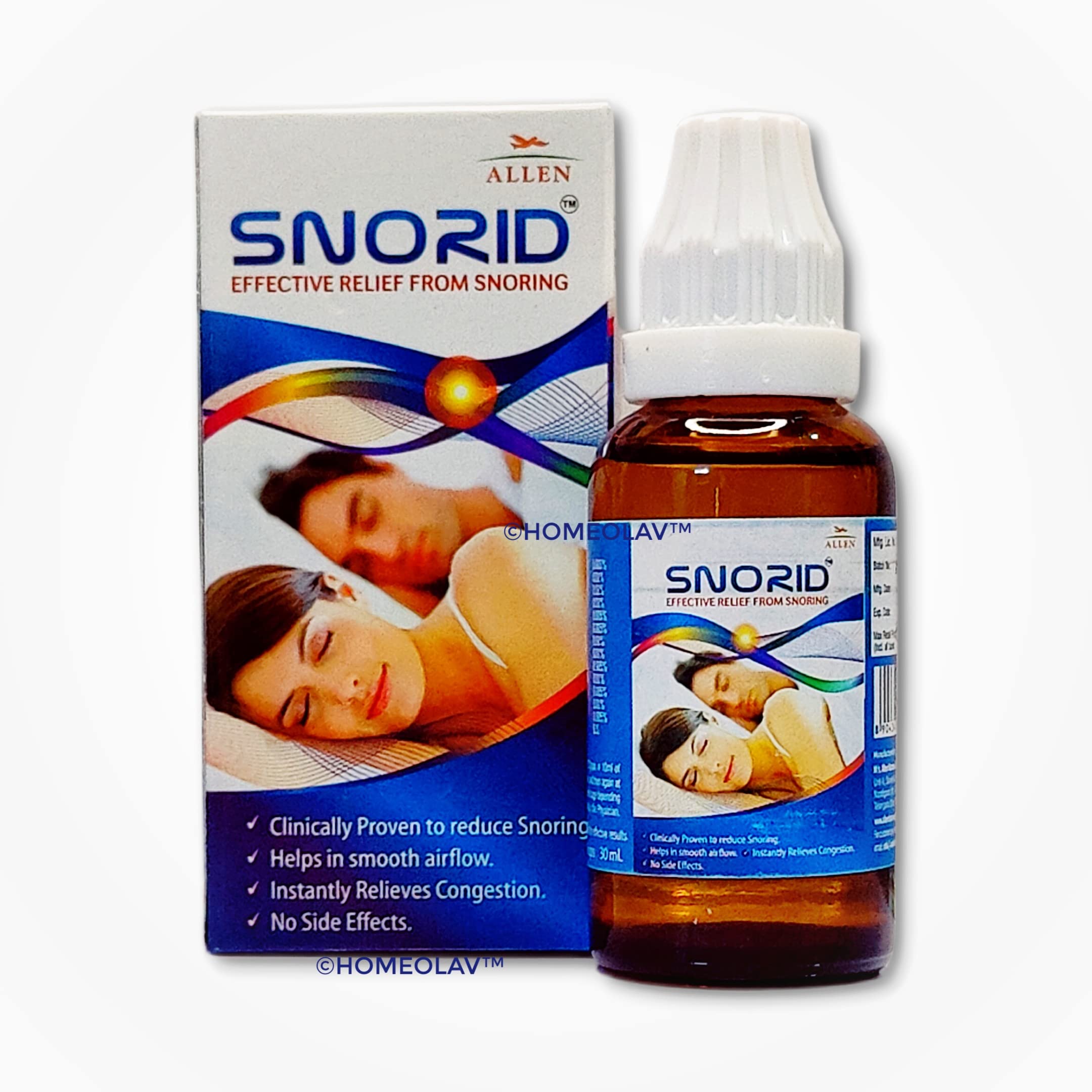 Snorid Drops || Pack Of 2 || Sound Sleep Kit By Homeolav™