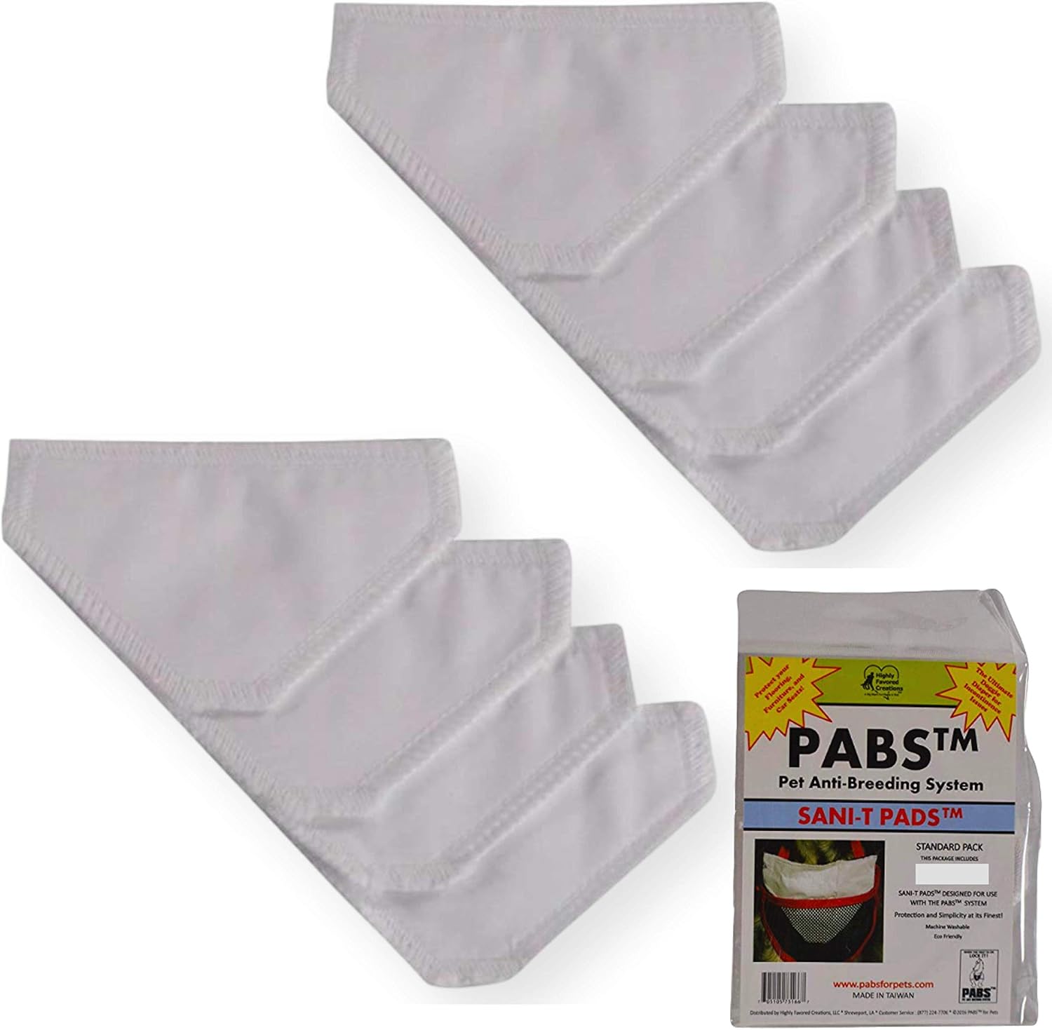 Dog Period Pads Option Available (SaniT PABS Reusable Dog Period Pads