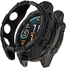 Case Cover Compatible for Garmin Fenix 8 43MM/47MM/51MM Watch Case, Anti-Scratch Bumper Frame TPU Watch Cover Protective Case for Garmin Fenix 8 43MM (Black)