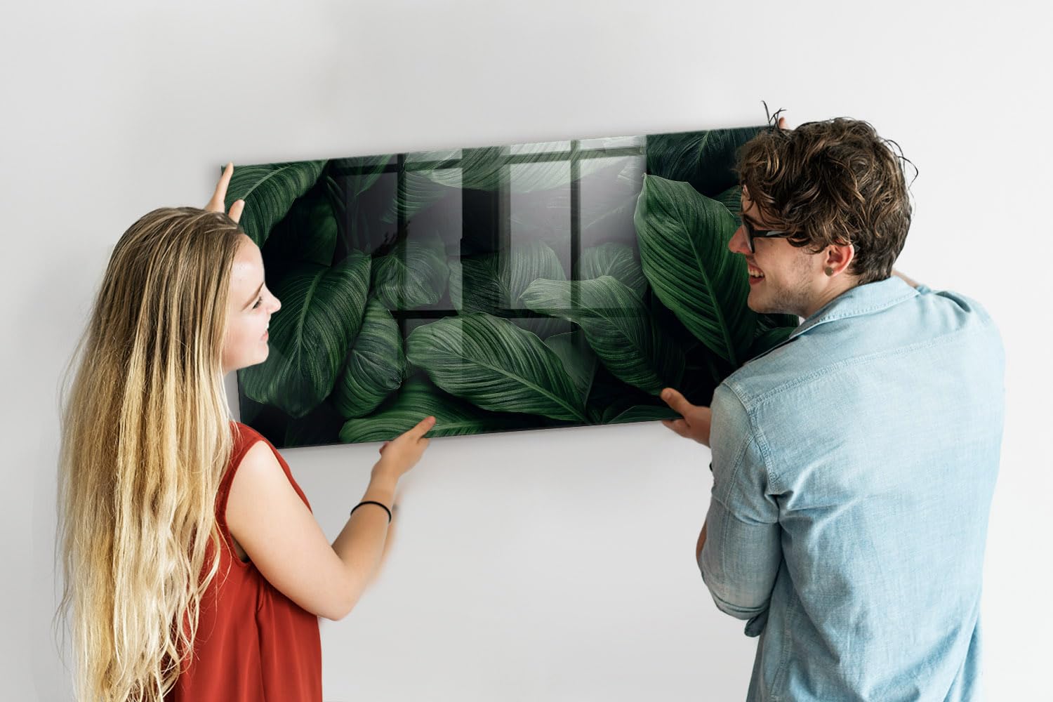 Magnettafel für Schule Gastronomie und Büro 120x60 Tropisches Monster | Pinnwand | Glas | Memo | Organizer | Planer | Sicherheitsglas | Paneel | Infoboard | Wochenplaner | Terminkalender
