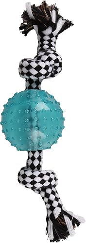 Flamingo JP DJENGO Cuerda con Pelota TPR Azul 23CM