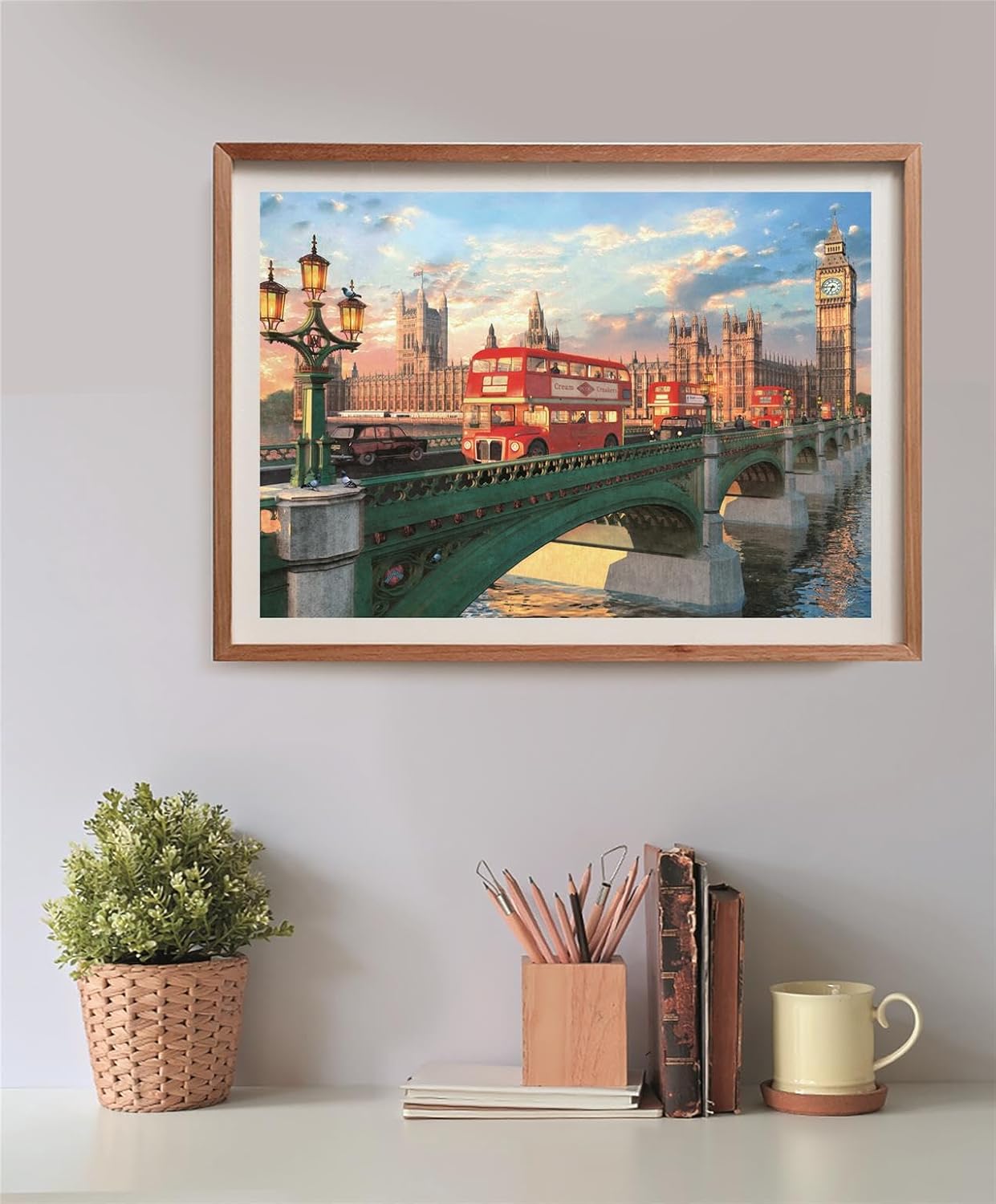Clementoni - 35575 500 Piece Jigsaw Puzzle for Adults and Teenagers, Westminster Bridge Theme with Big Ben, Compact Box with Poster Included, Gift Idea Made in Italy, 70 x 50 cm, 35575