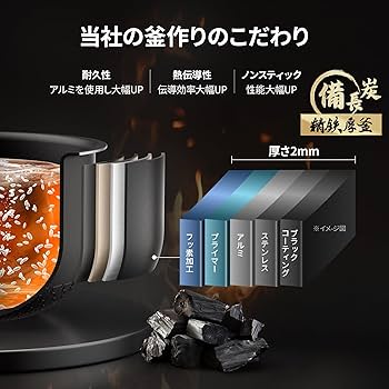 Amazon | COMFEE' 炊飯器 5.5合炊き IH式 一人暮らし 2人暮らし 炊飯