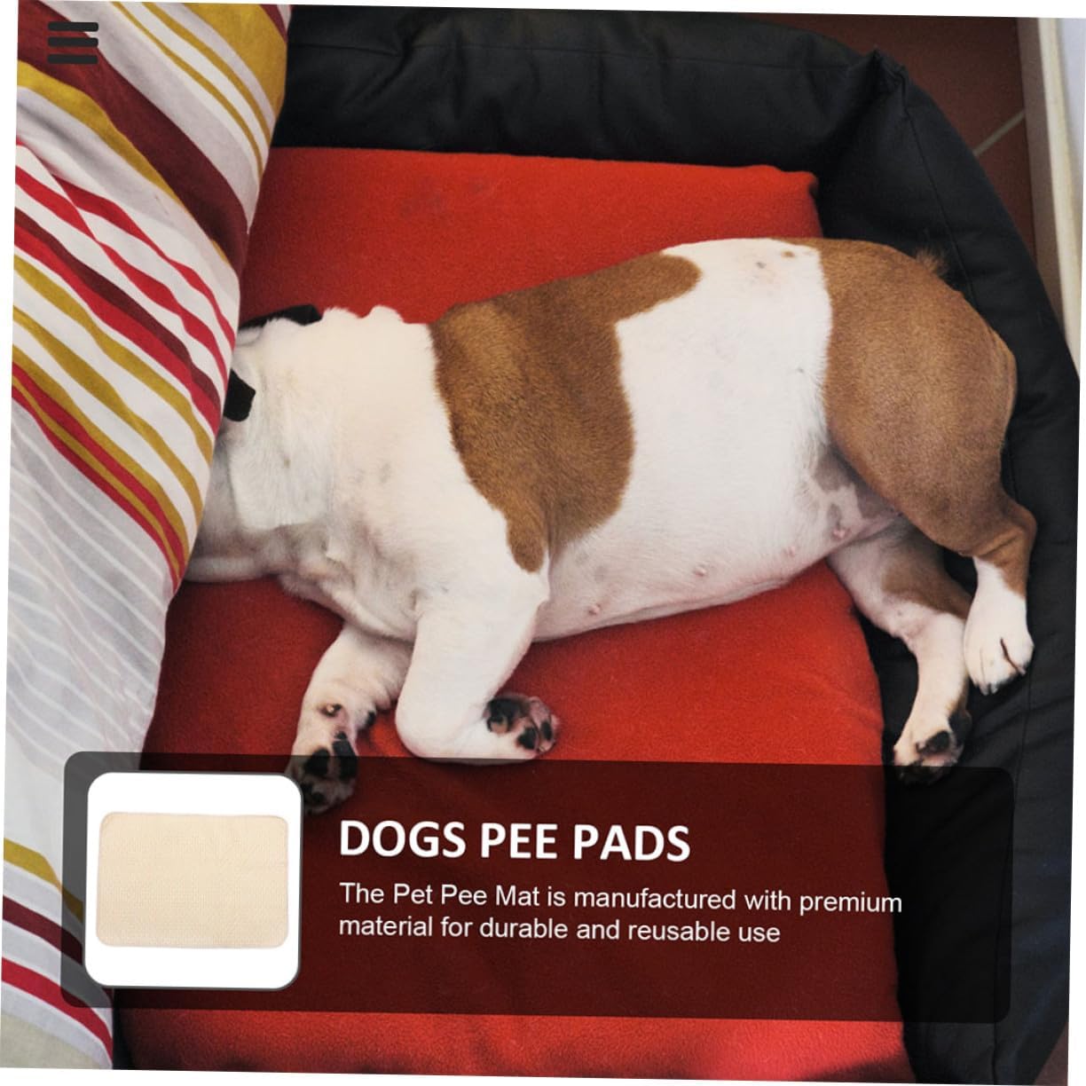 Washable Reusable Pet Pee Pad for Guinea Pigs and Rabbits Highly Absorbent Cage Mat Portable Animal Bedding Liner for Indoor Training and Travel