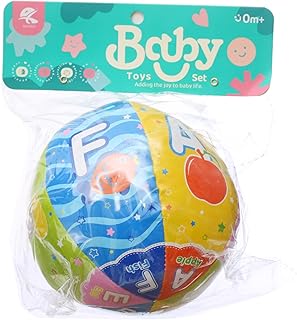 لعبة كرة ناعمة كبيرة من ميجاهيرتز للعب والتطور النشط للأطفال بعمر 3 سنوات فما فوق - متعددة الألوان