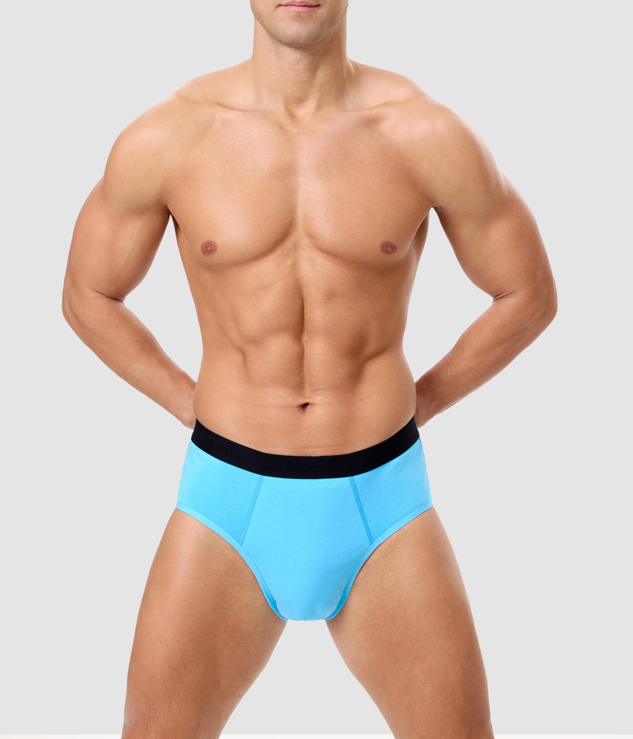 Paquete de 5 calzoncillos de incontinencia para hombre, 150 ml, absorbentes y lavables, de algodón para incontinencia, calzoncillos reutilizables a prueba de fugas, ropa interior antiolor