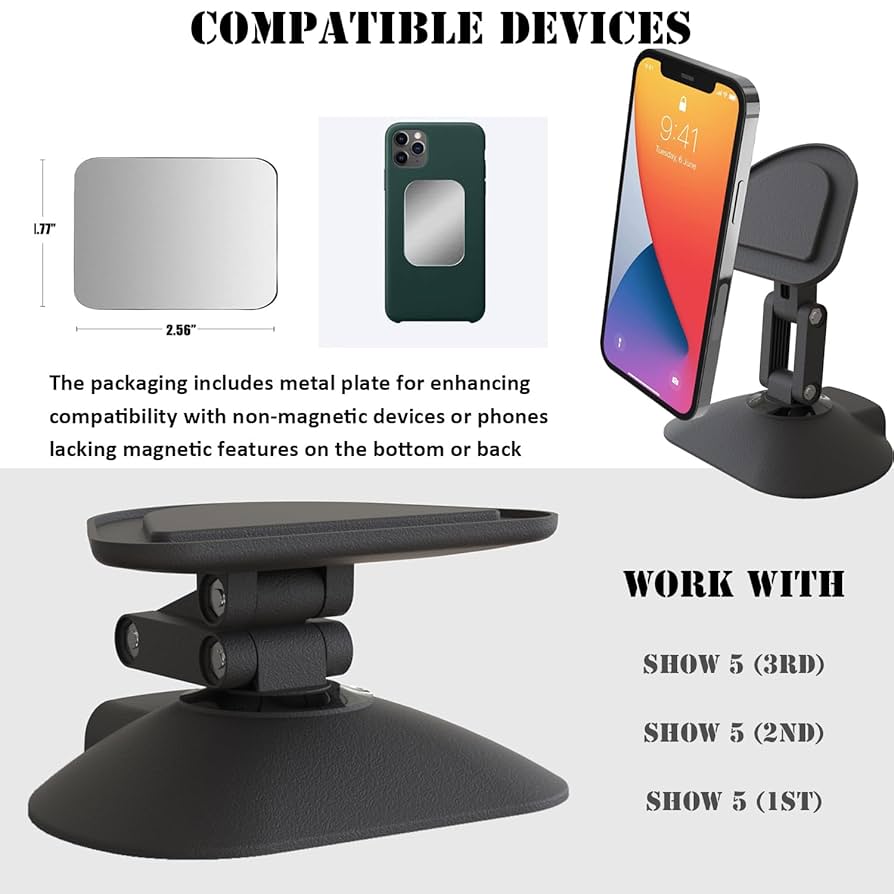 スタンド付きEcho Show 5 第3世代スマートスピーカーAlexa対応 Amazon | Echo Show 5 (第3世代) 用充電スタンド - 調節可能なスタンド