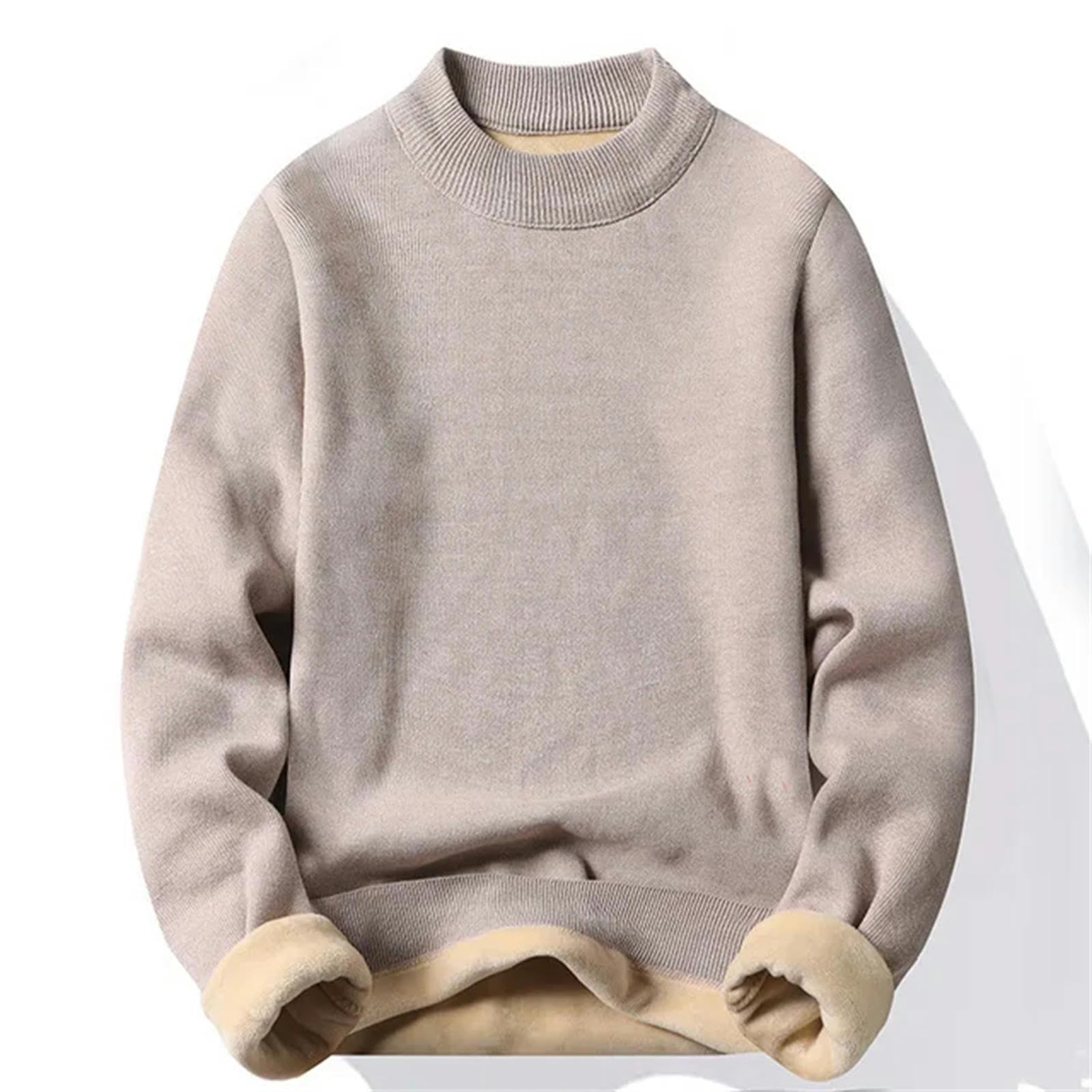 MdybF Jersey de Hombre Men's Informal Slim Fit Basic Turtleneck Sweater High Collar High Collar Tops Machos