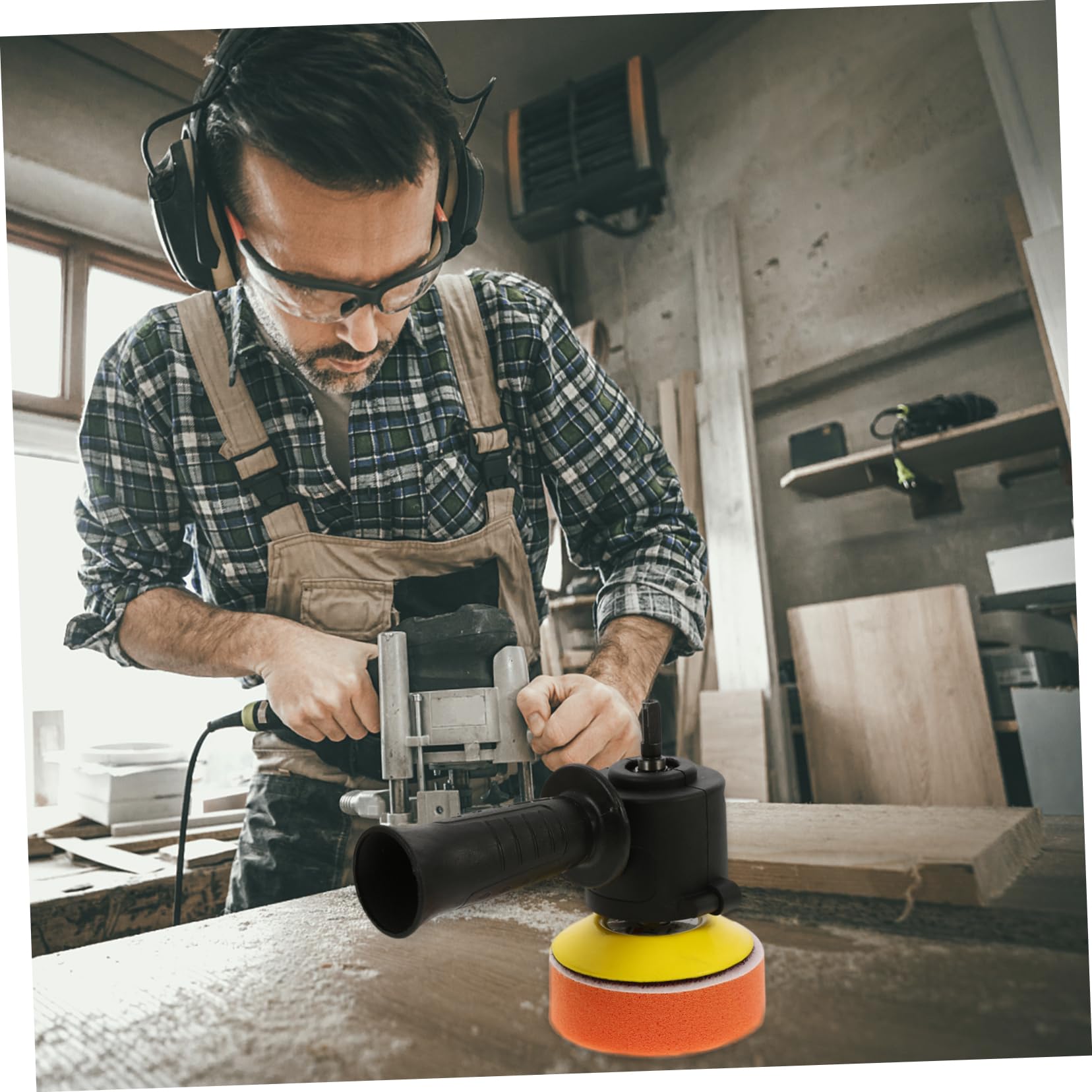 PartyKindom Convert Drill to Polishing Machine Car Polisher Auto Buffing Kit Automotive Buffing Tool Car Care Tool Compatible Drills