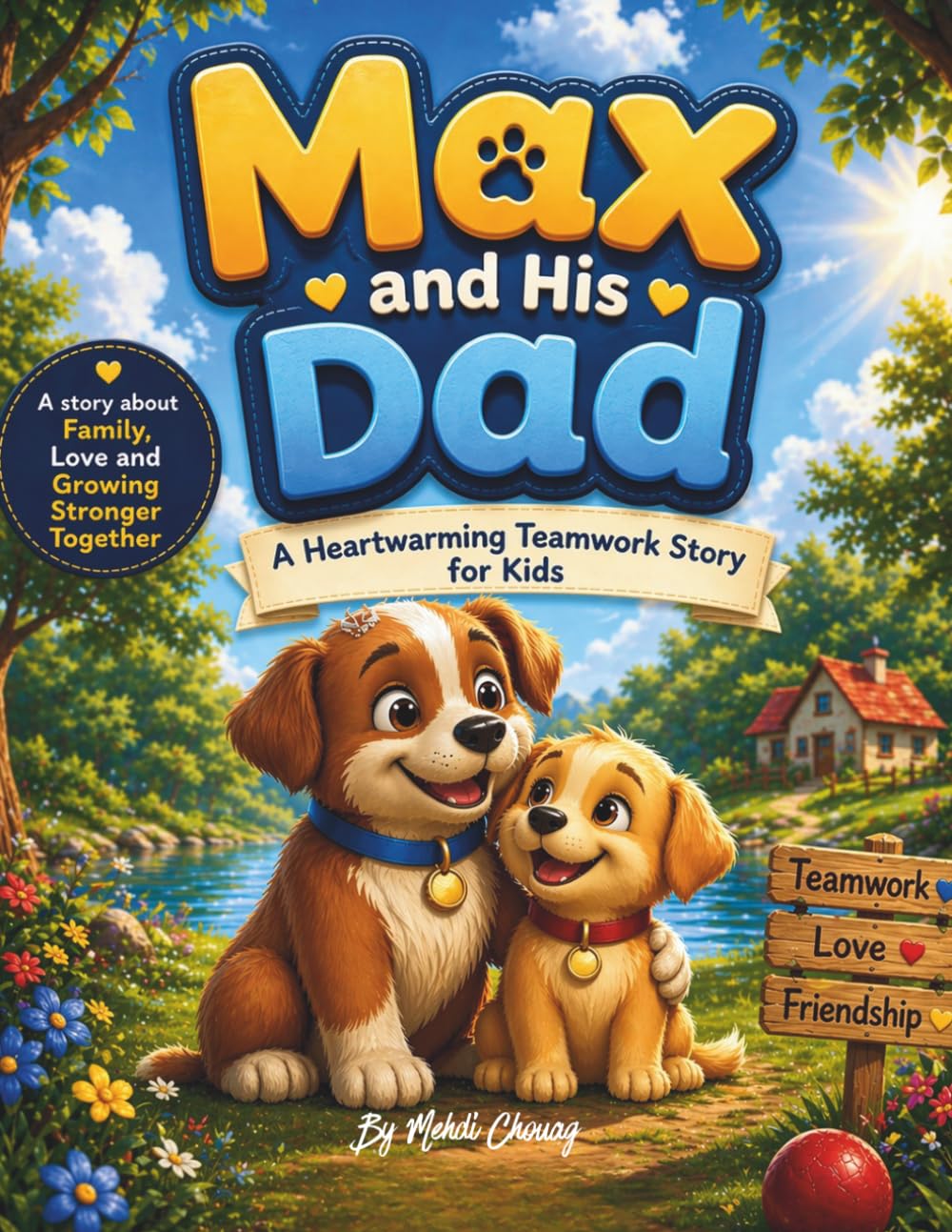 Max and His Dad: A Heartwarming Teamwork Story for Kids: A Bedtime Picture Book About Family Love, Confidence, Friendship, and Working Together for Preschool and Early Readers
