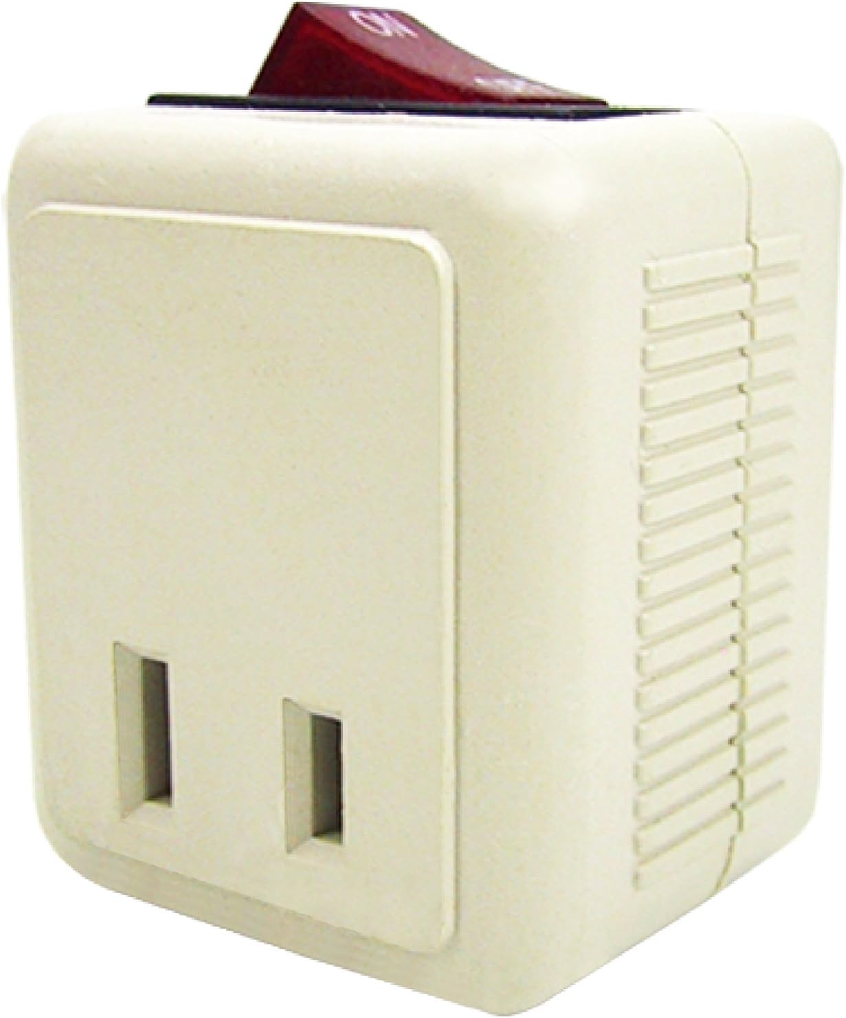 POWTECH Single Outlet Power Adapter with Red Indicator On