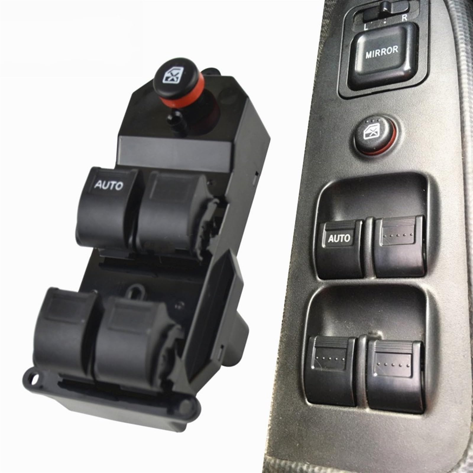 Elevador de interruptor de coche Para Civic para CRV 2001 2002 2003 2004 2005 Botón de interruptor ventana eléctrica coche izquierdo 35760S9AG042