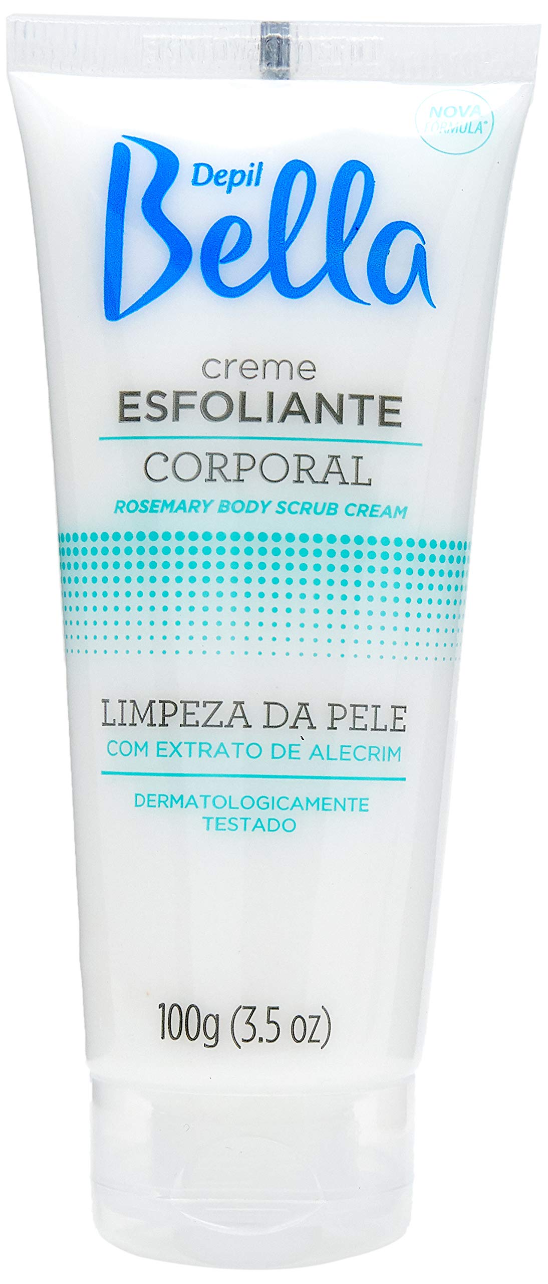 Creme Esfoliante Corporal Alecrim, Depil Bella, 100G