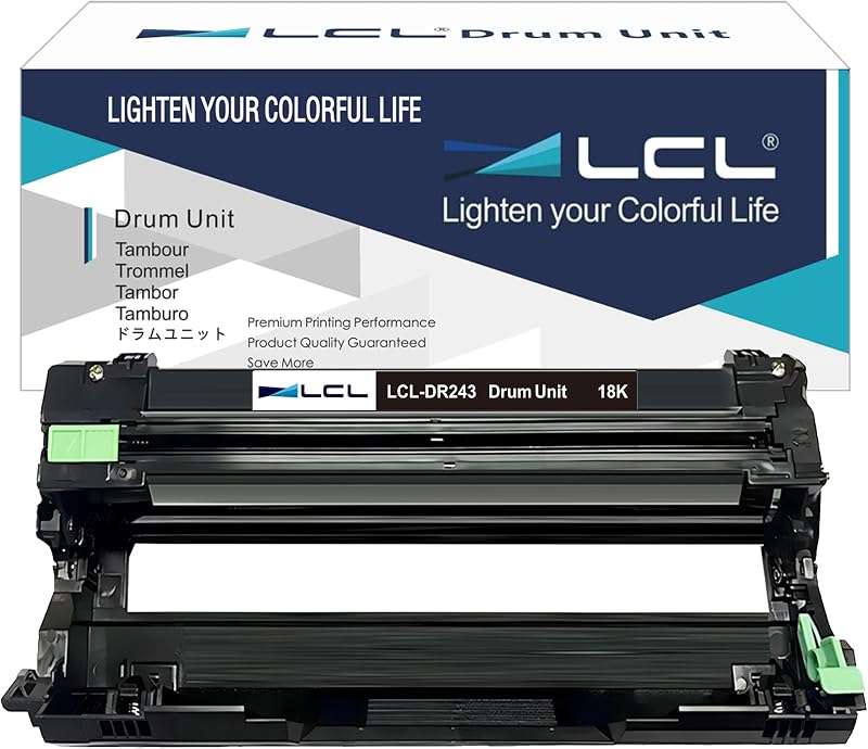LCL DR-243CL Kompatibilis Dob Brother HL-L3210CW, HL-L3230CDW, MFC-L3710CDW, MFC-L3750CDW, DCP-L3550CDW Nyomtatókhoz - Fekete és Színes