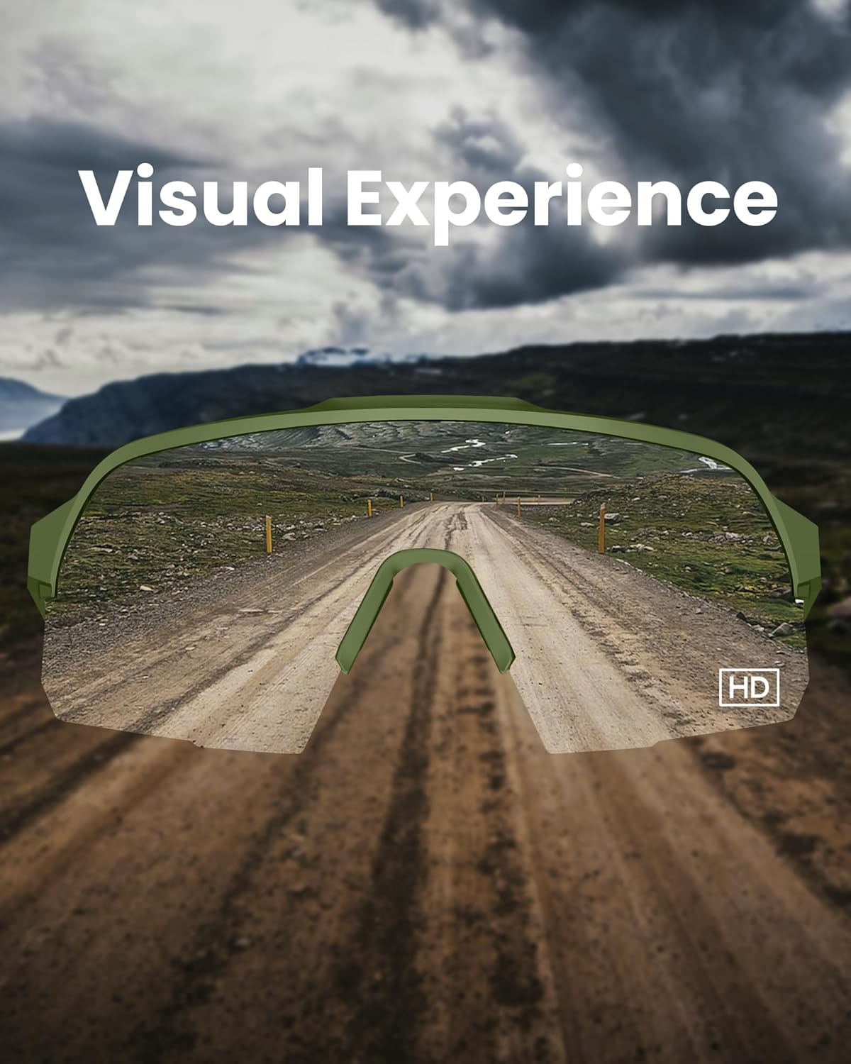 OutdoorMaster Hawk HD Sport Sunglasses Sport Cycling Glasses for Men Women Youth, UV400 TR90 Sunglasses for Baseball Running