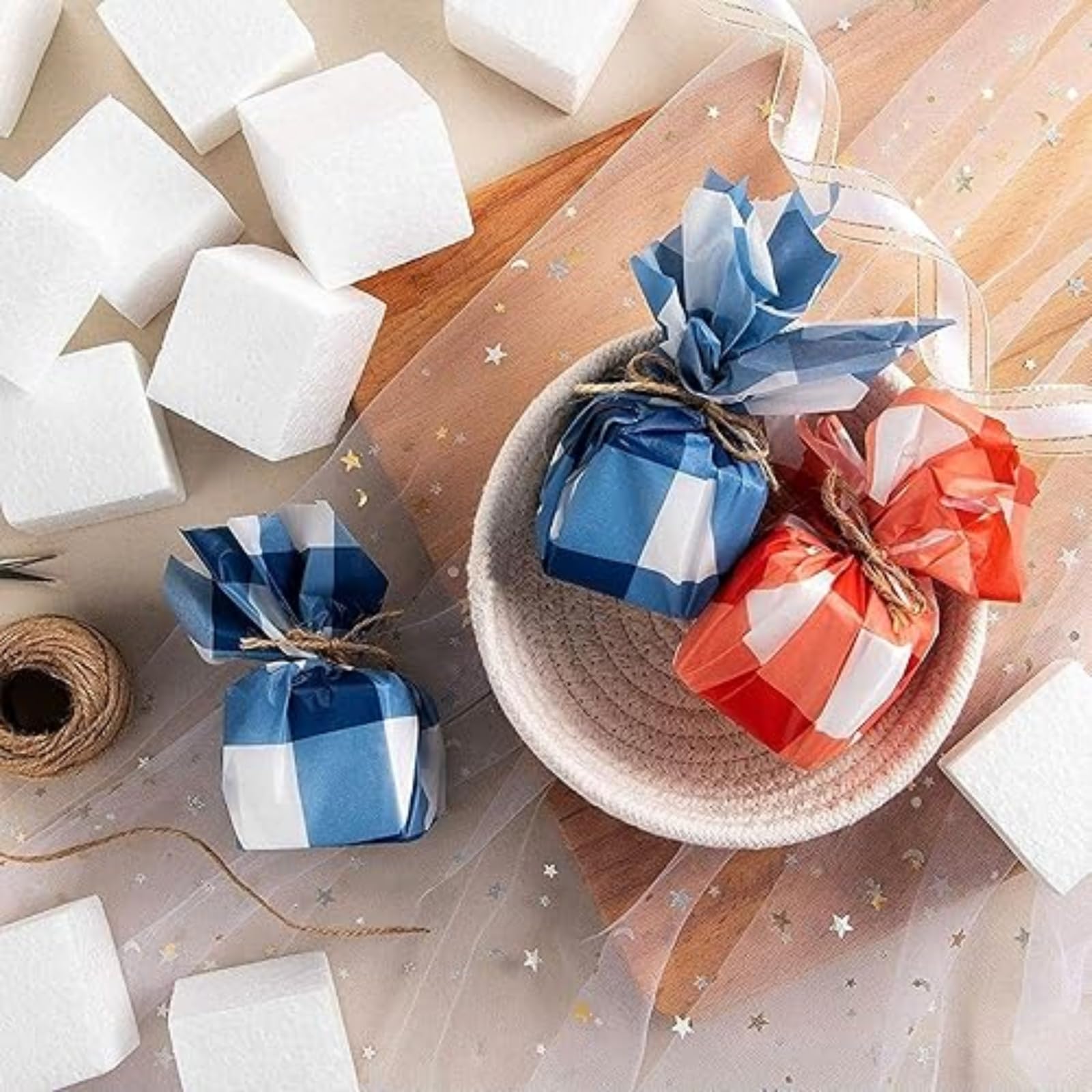 Cubi in Polistirolo, Blocchi Quadrati per Cake Design, Scultura e Fai da Te, Basi Cubetti in Polistirene Espanso per Hobby, Decoupage, Composizioni Floreali e Modellismo (50x50x50 cm)