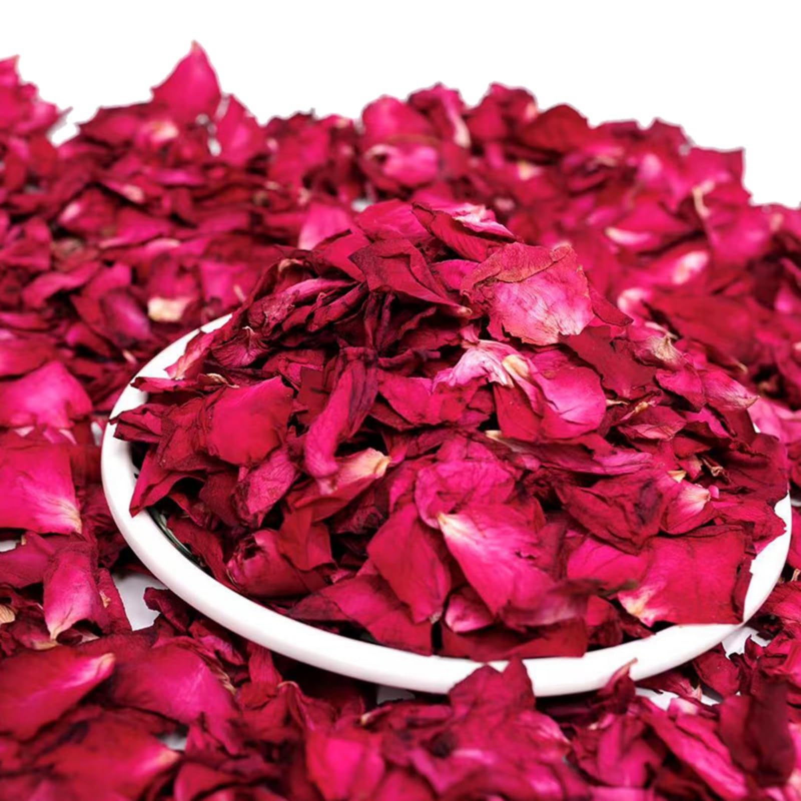 Flores Secas Para Boda Para Lanzar,Qiundar 400g Confeti Boda Lanzar Pétalos De Rosa Para Bañera Para Baño Baño Spa Wedding Confetti Pétalos Boda DIY