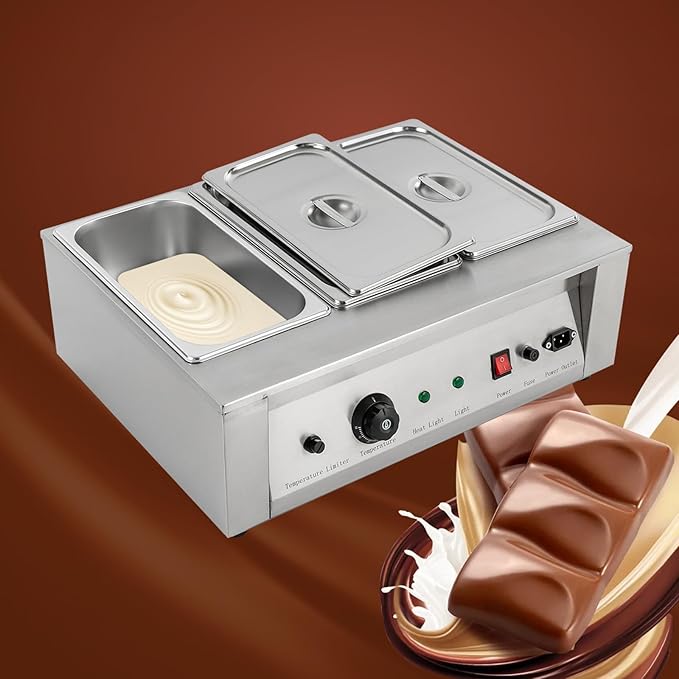Fuente de chocolate 3 tanques 300W acero inoxidable miniatura 2