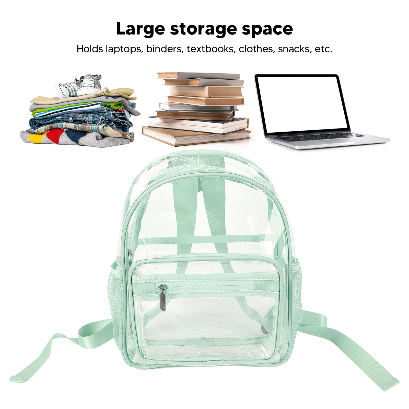 Zaino Trasparente, Zaino Trasparente Resistente, Grande Zaini in PVC Trasparenti per Donne e Uomini, Regali per la festa del papà Borsa Universaria per l'estate | SHEIN ALIA Zaino Trasparente, Zaino Trasparente Resistente, Grande Zaini in PVC Trasparenti per Donne e Uomini, Regali per la festa del papà Borsa Universaria per l'estate | SHEIN ALIA